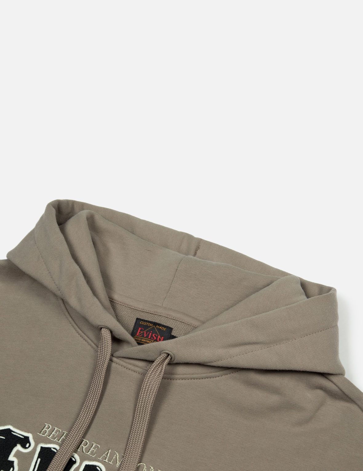 SNOWFLAKE AND KAMON EMBROIDERY RELAX FIT HOODIE - 4