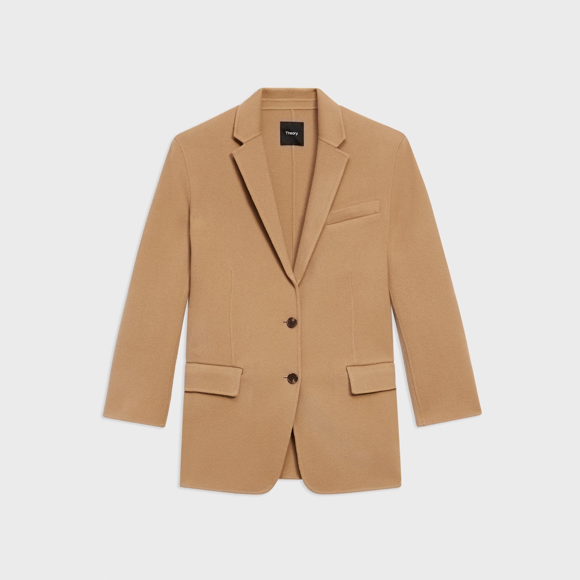 Oversized Blazer in Double-Face Wool-Cashmere - 1