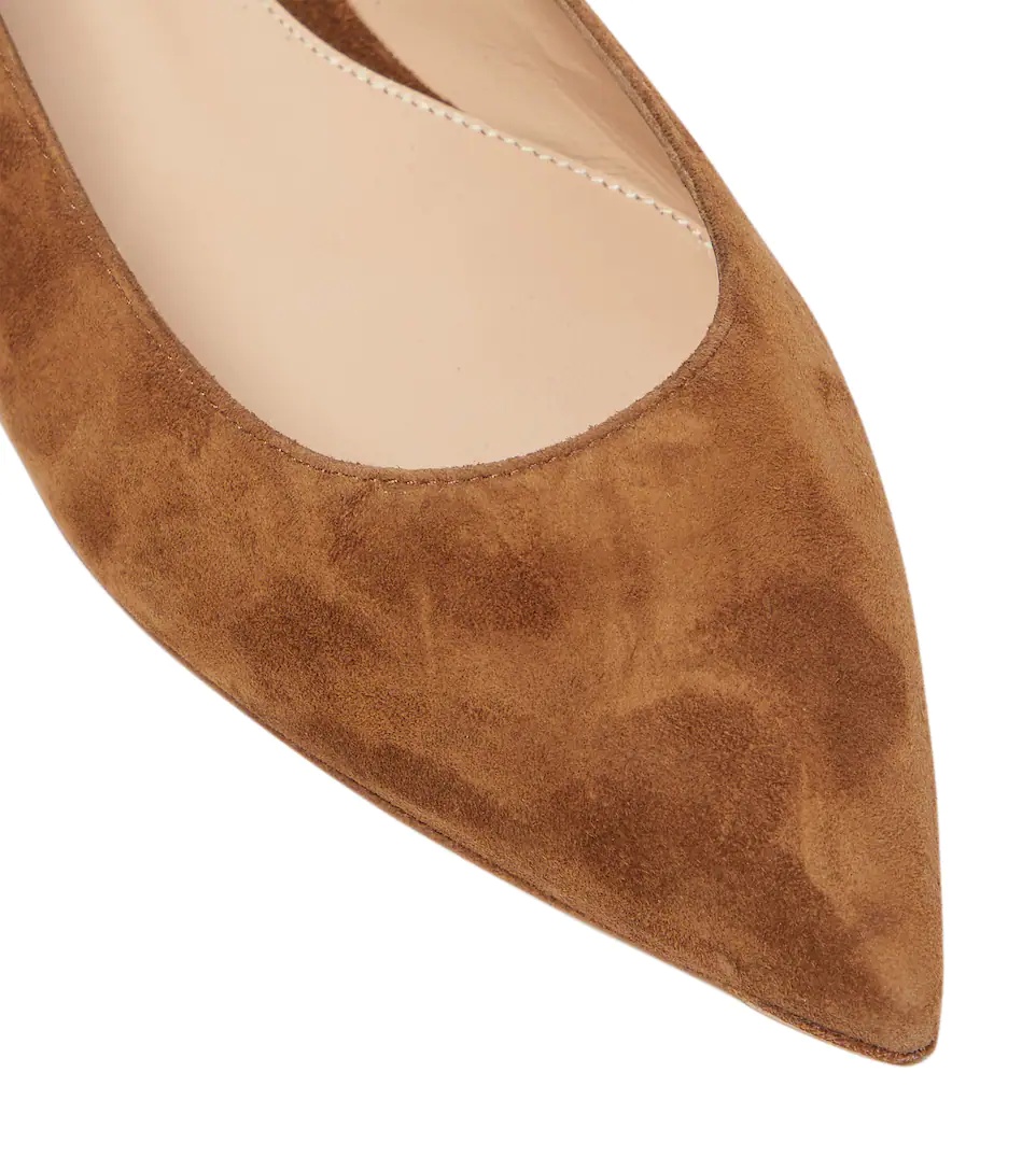 Gianvito suede ballet flats - 6