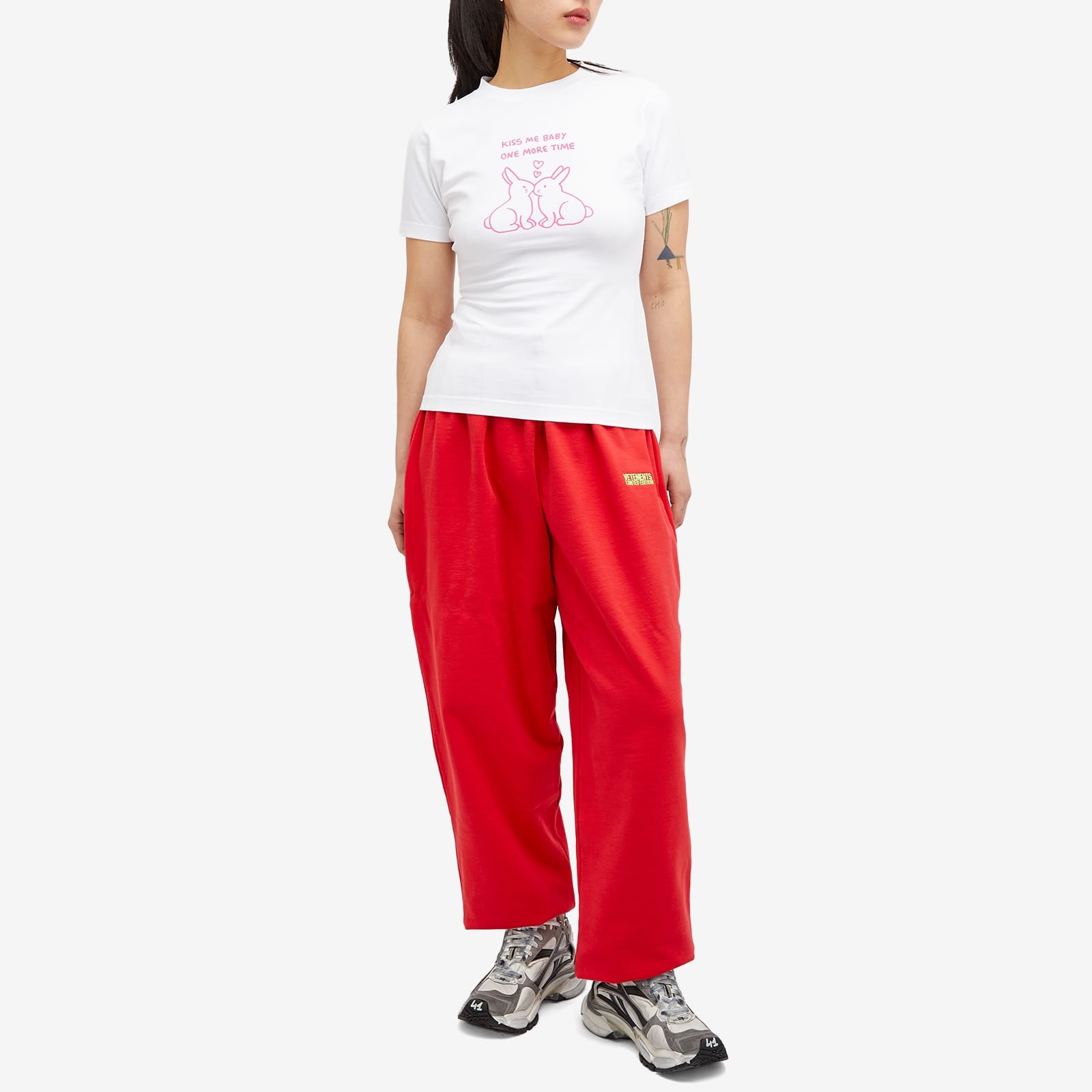 VETEMENTS Embroidered Logo Sweatpants - 4