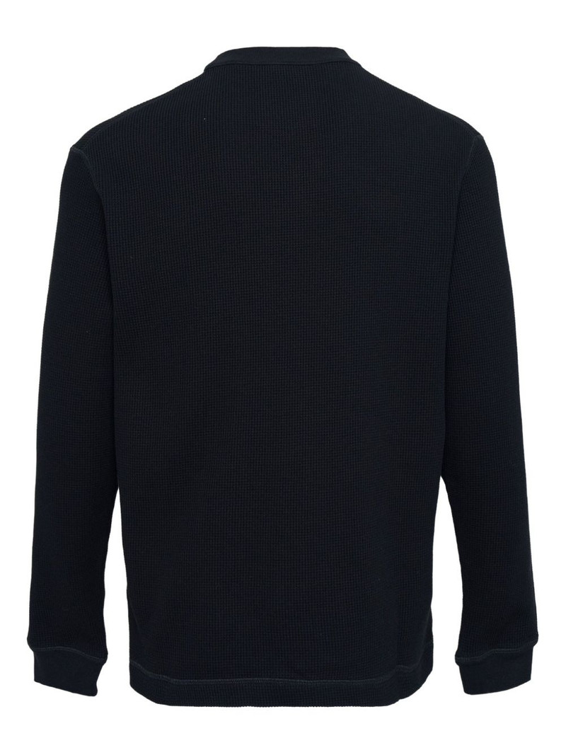 Jil Sander waffle-knit long-sleeve T-shirt outlook