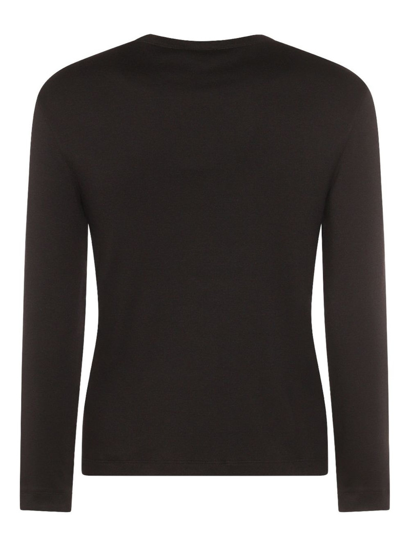 GIORGIO ARMANI Icon long-sleeve cashmere sweater outlook