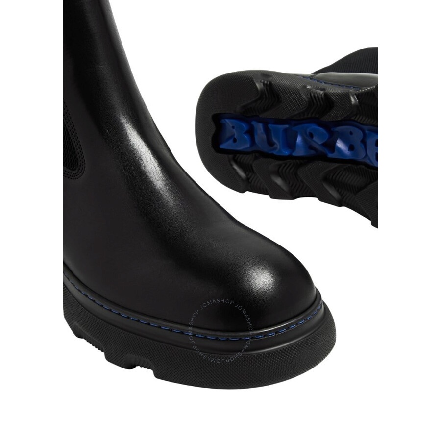 Burberry Creeper Leather Chelsea Boots - 4
