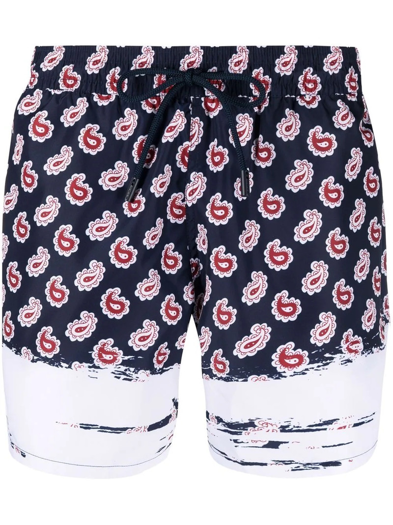 paisley-print swim shorts 1