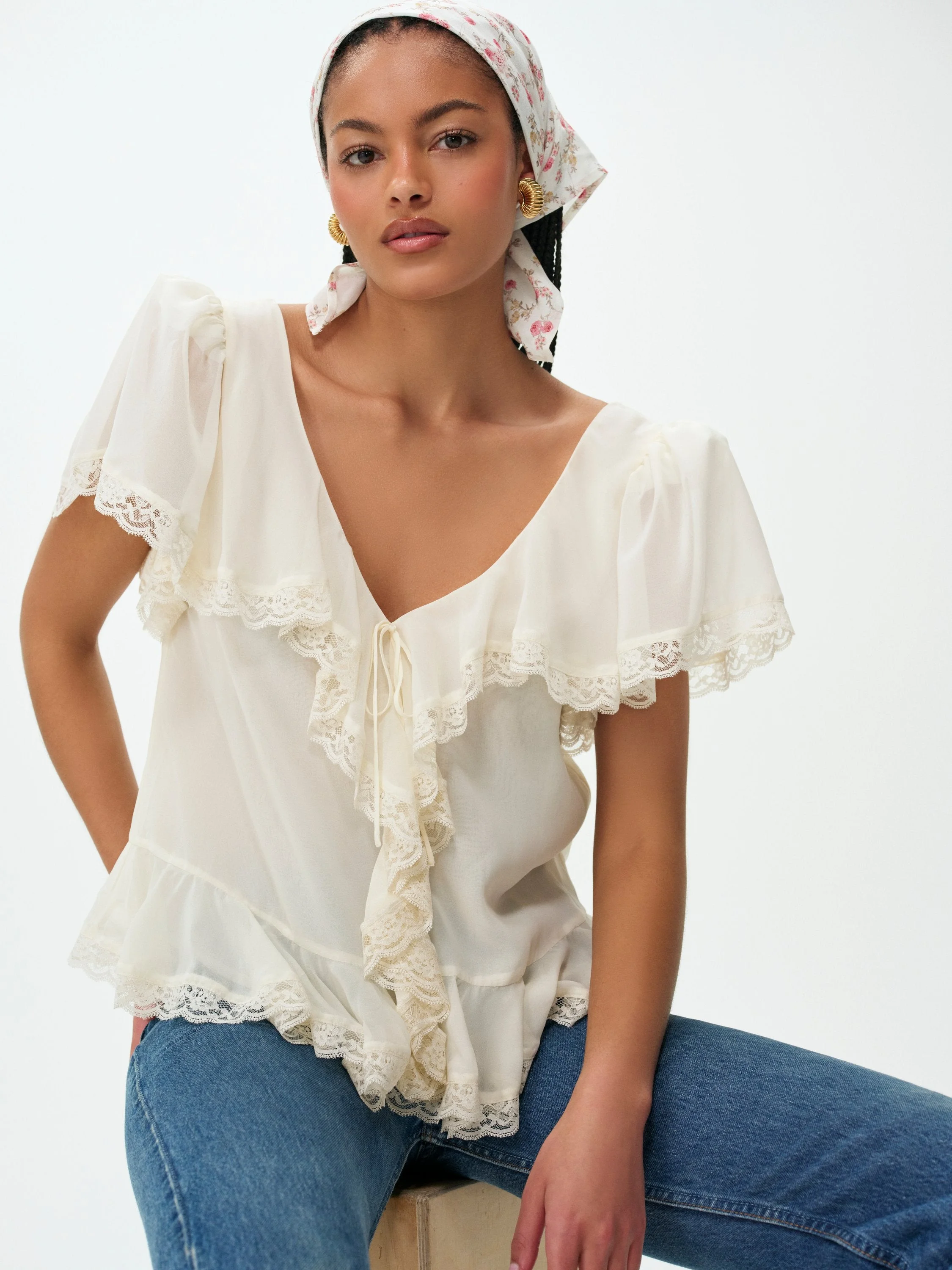 Layla Ruffle Top - 1