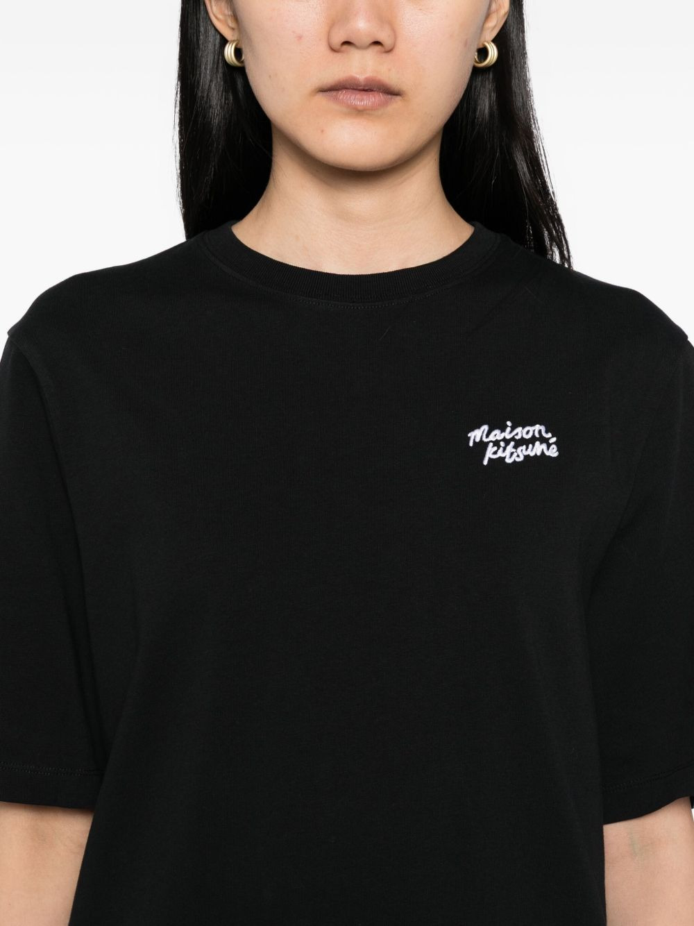 Handwriting Embroidered T-shirt - 5