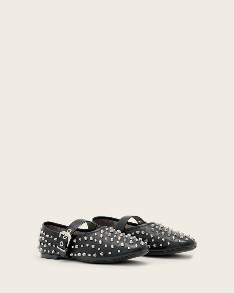 SABINE LEATHER STUD SHOES 4