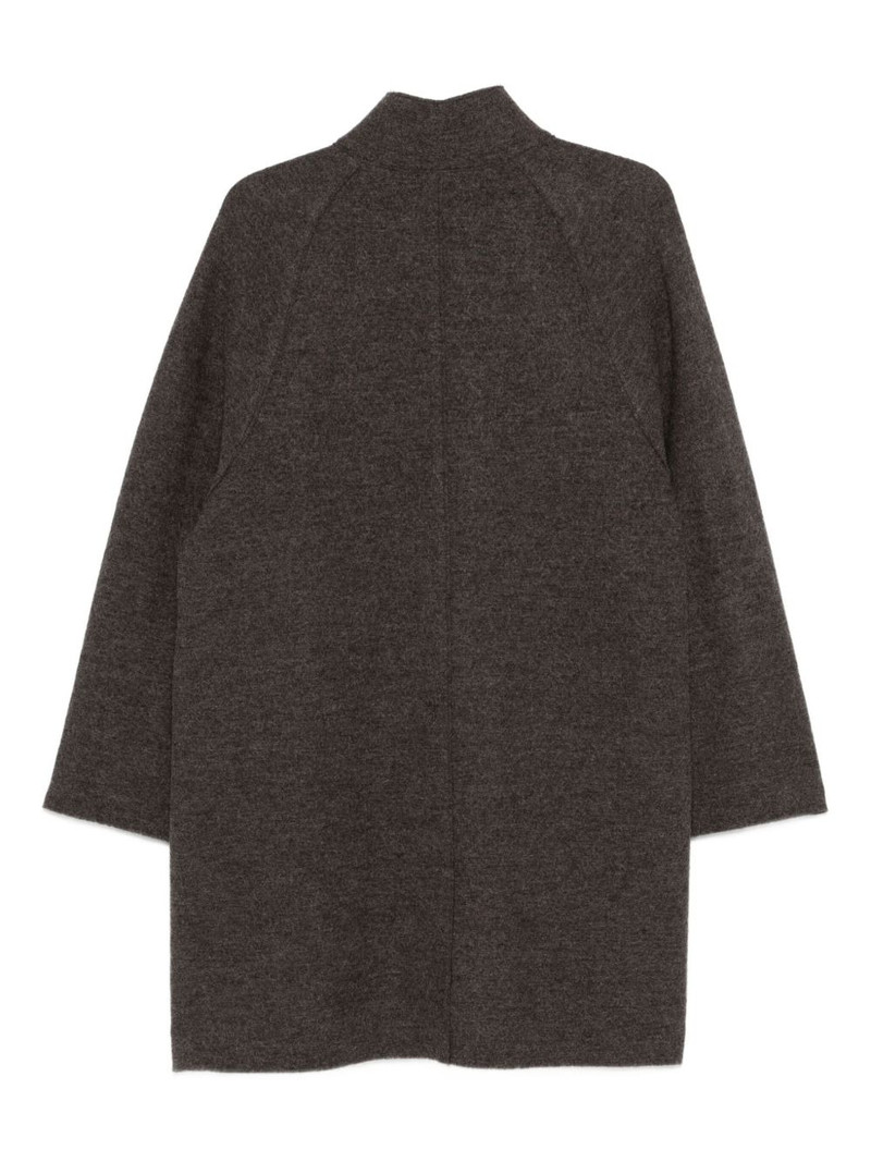 Harris Wharf London stand-collar coat outlook