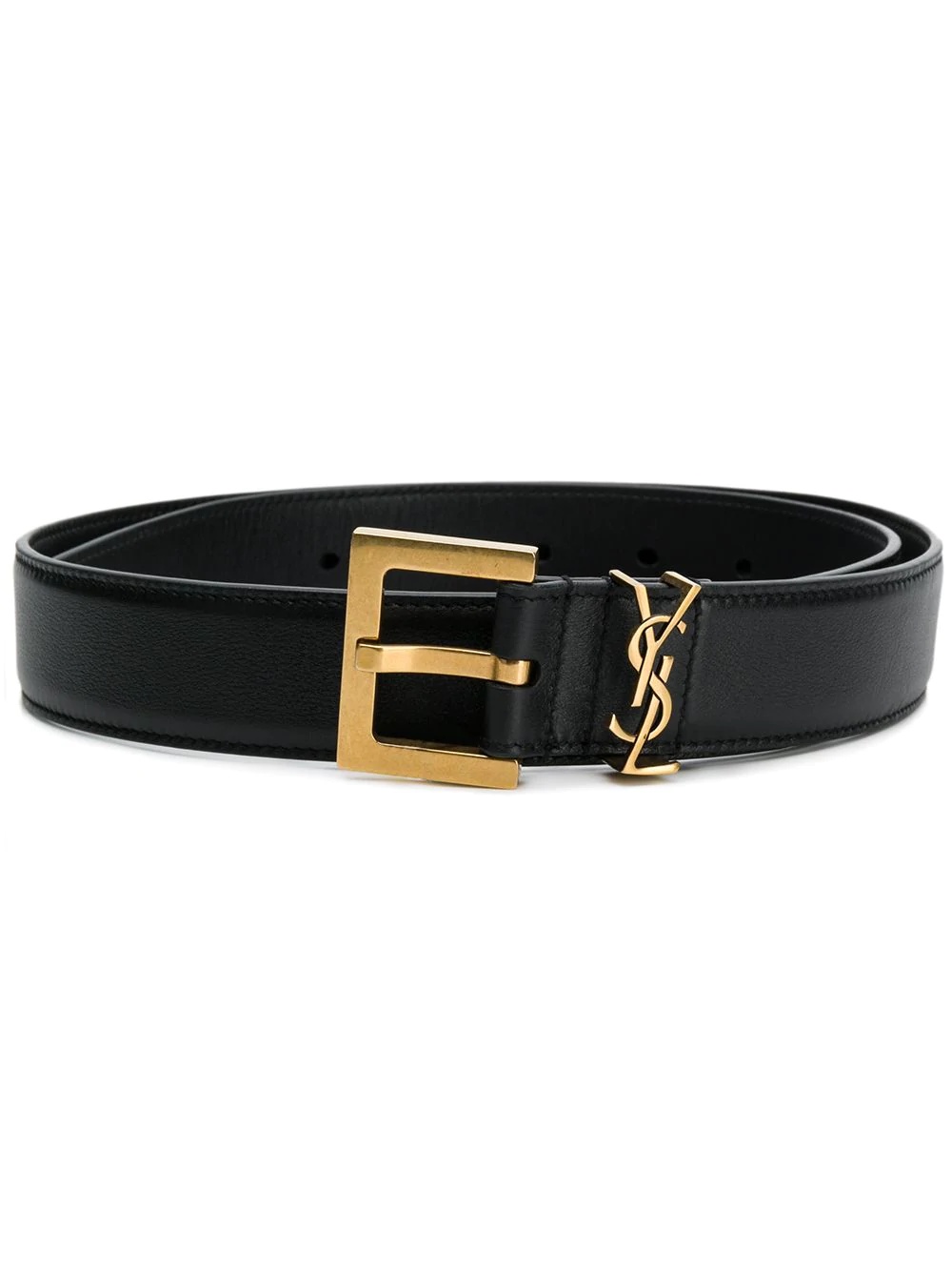 Monogram square-buckle belt - 1