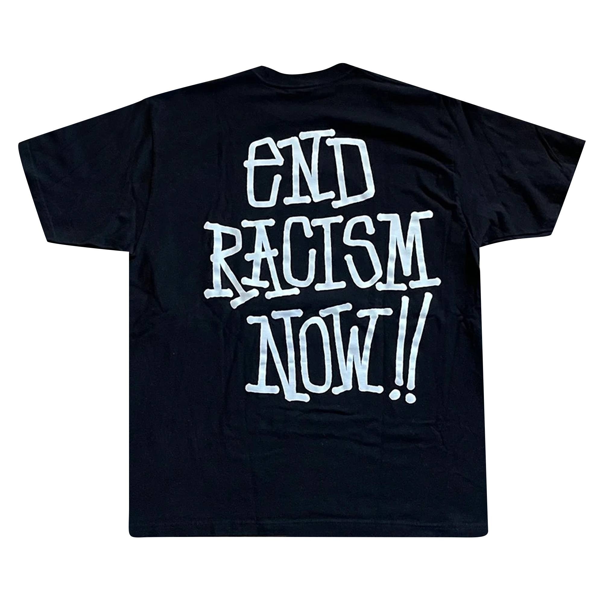 Stussy Stand Firm End Racism Now Tee 'Black' - 2