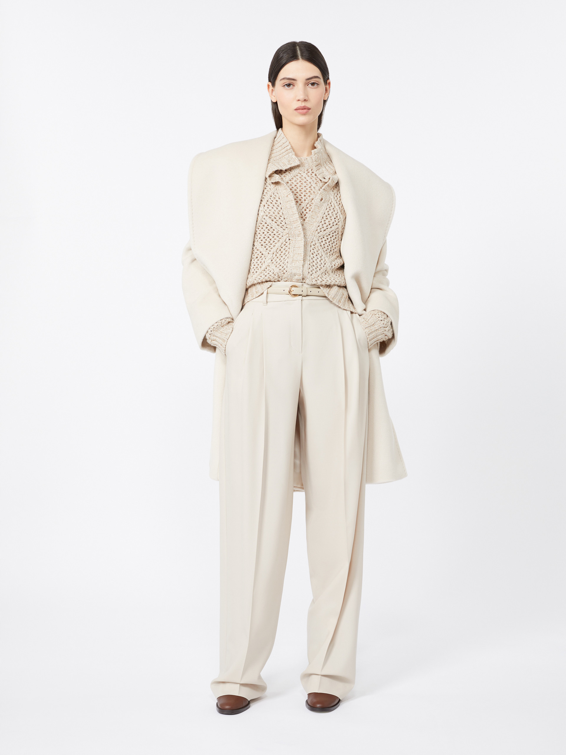 CLORURO Alpaca and wool beaver coat - 2