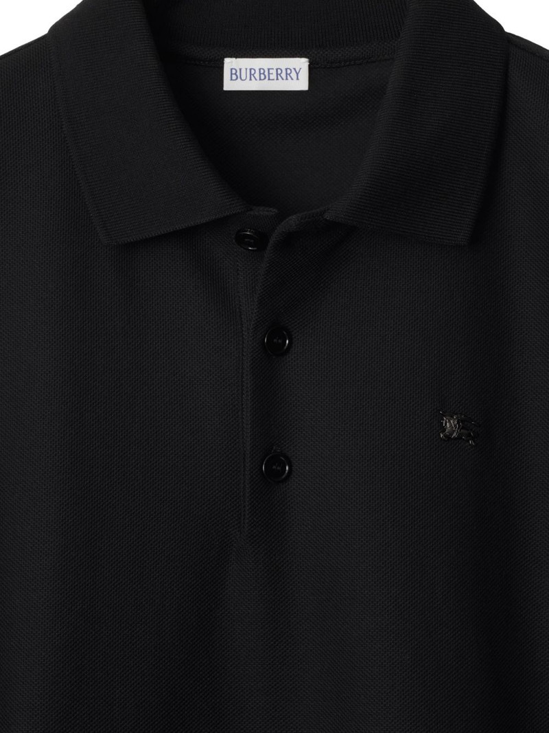 Burberry Knight-embellished cotton polo shirt outlook