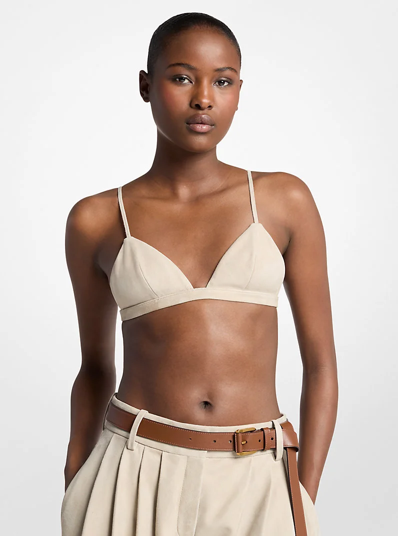 Suede Bra Top - 1
