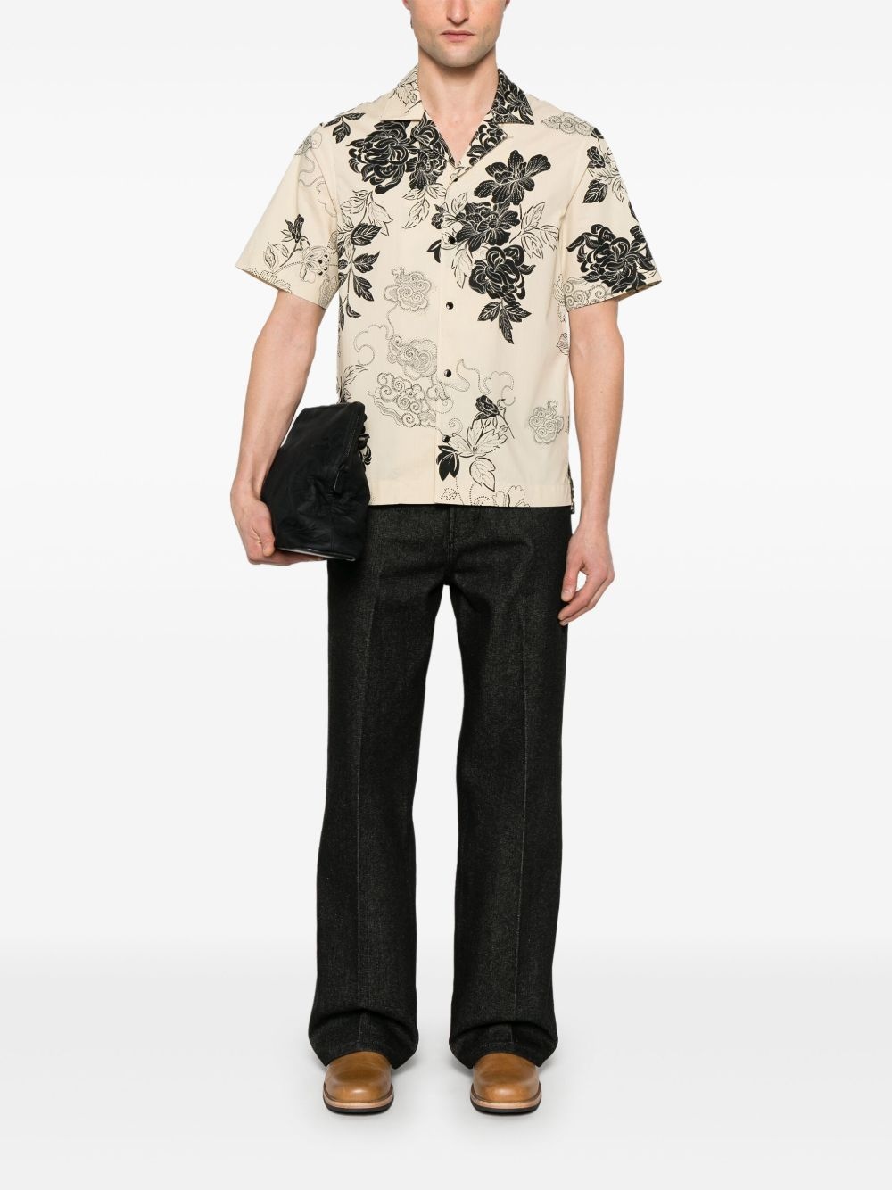 floral-print shirt - 2