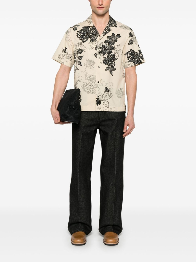 Moncler floral-print shirt outlook