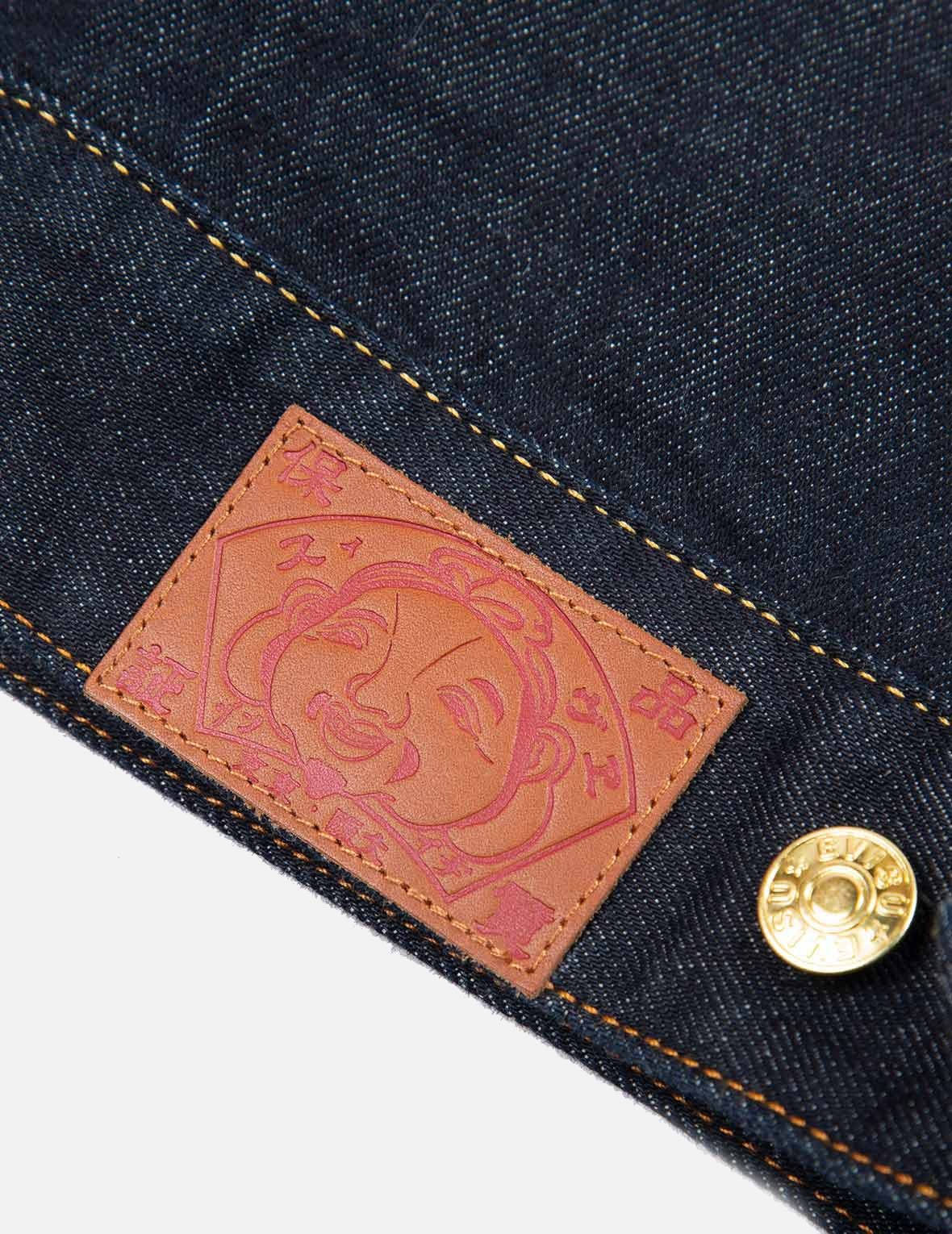 DRAGON BROCADE APPLIQUÉ DENIM JACKET - 9