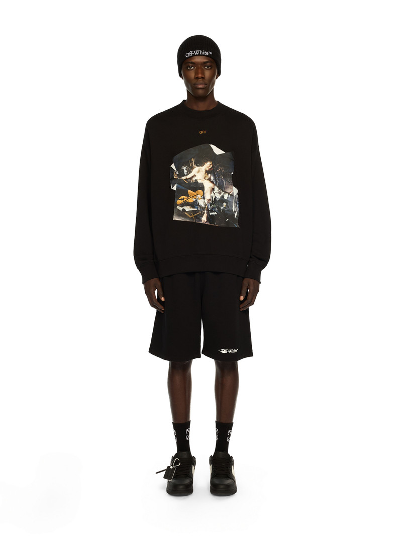 Off-White Cupid Paper Skate Crewneck Sweatshirt outlook