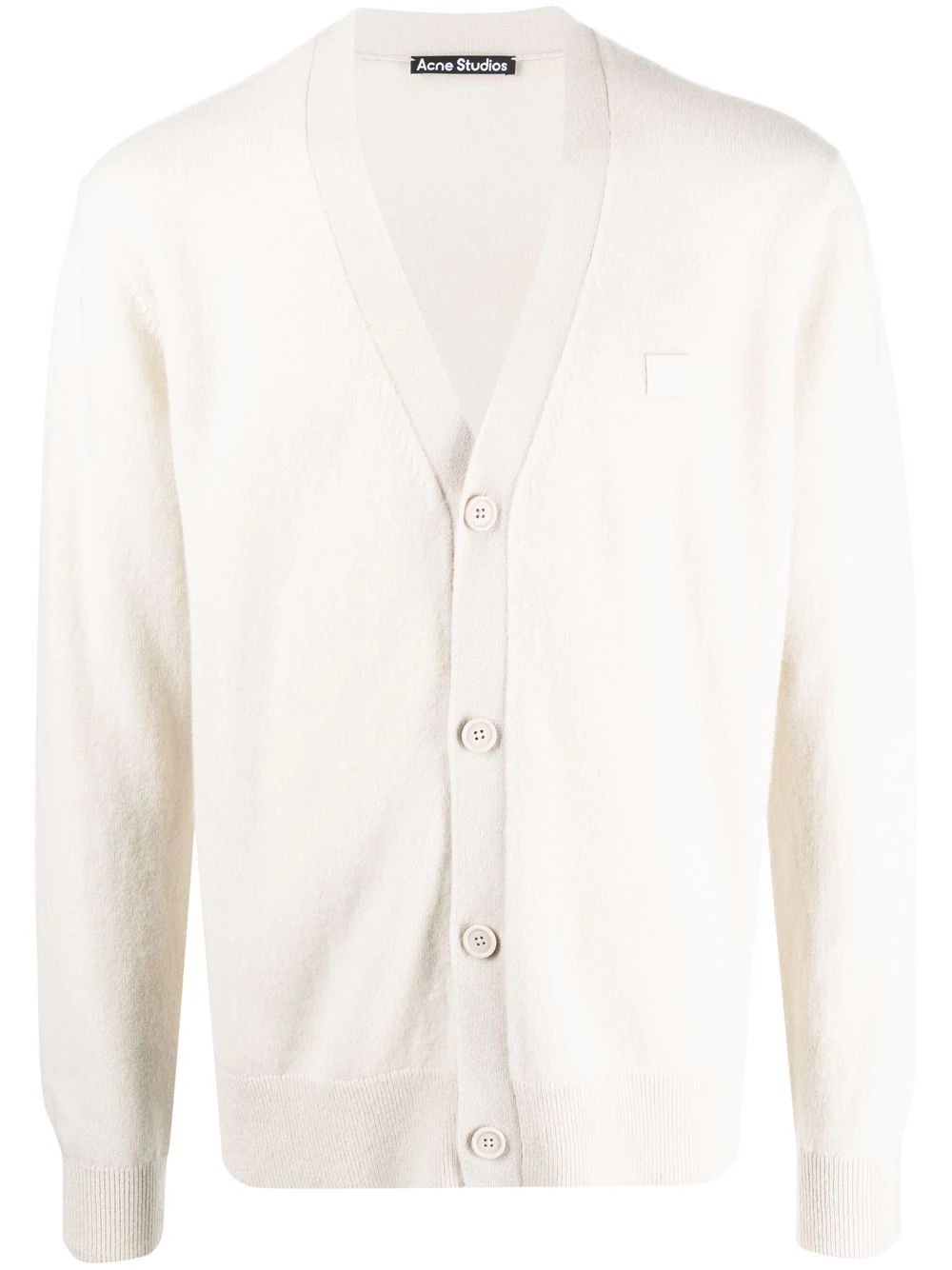 V-neck wool cardigan - 1