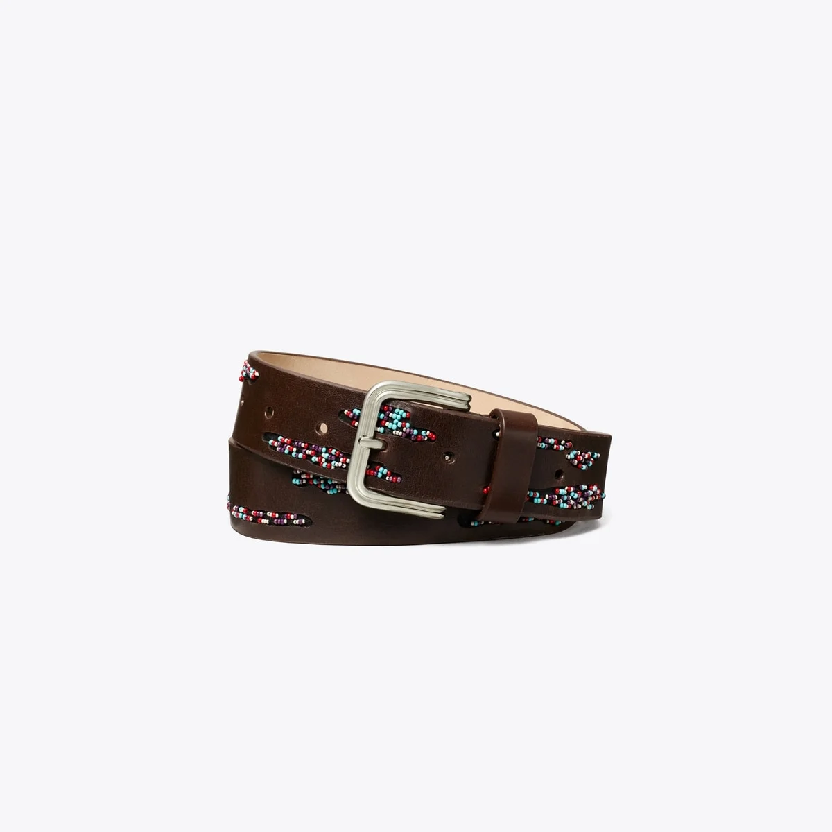 Double Wire Beaded Buckle Belt - 1
