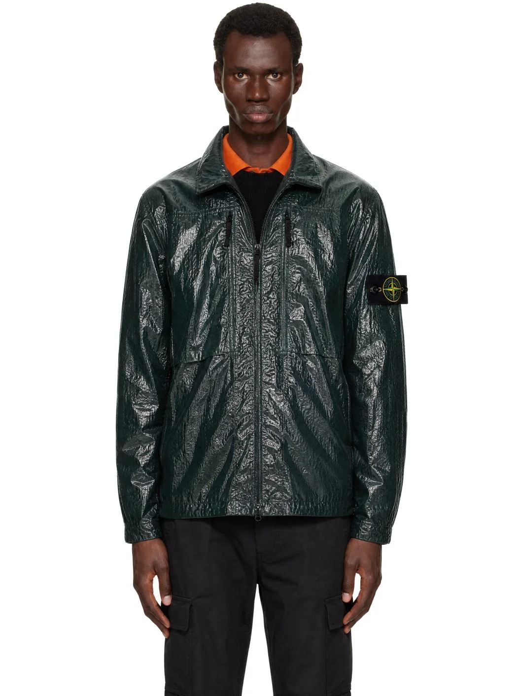 Green 1200031 Nylon Lucido Jacket - 1