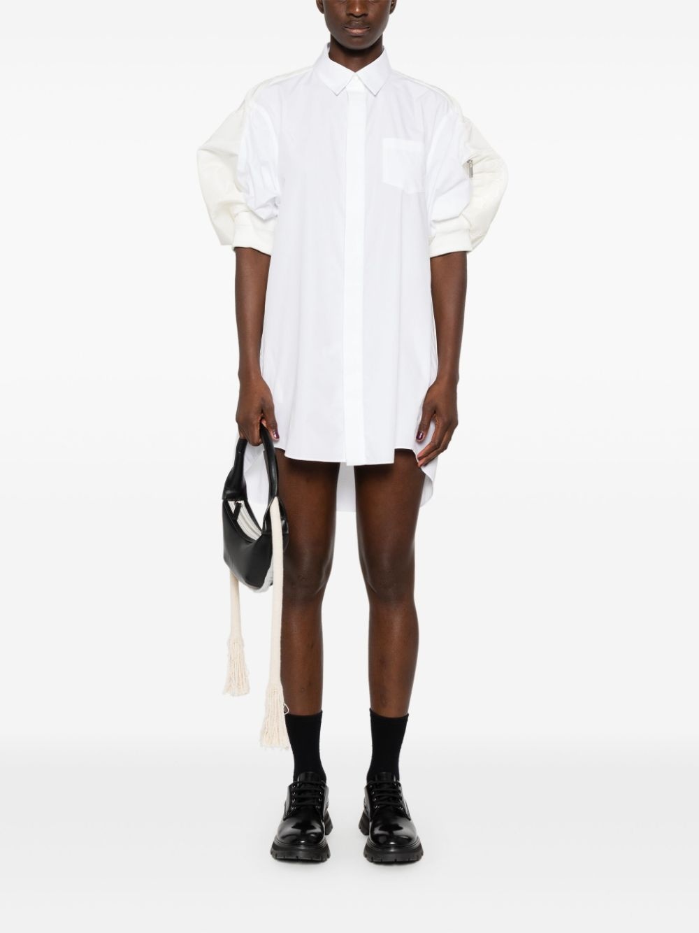 poplin mini dress - 2
