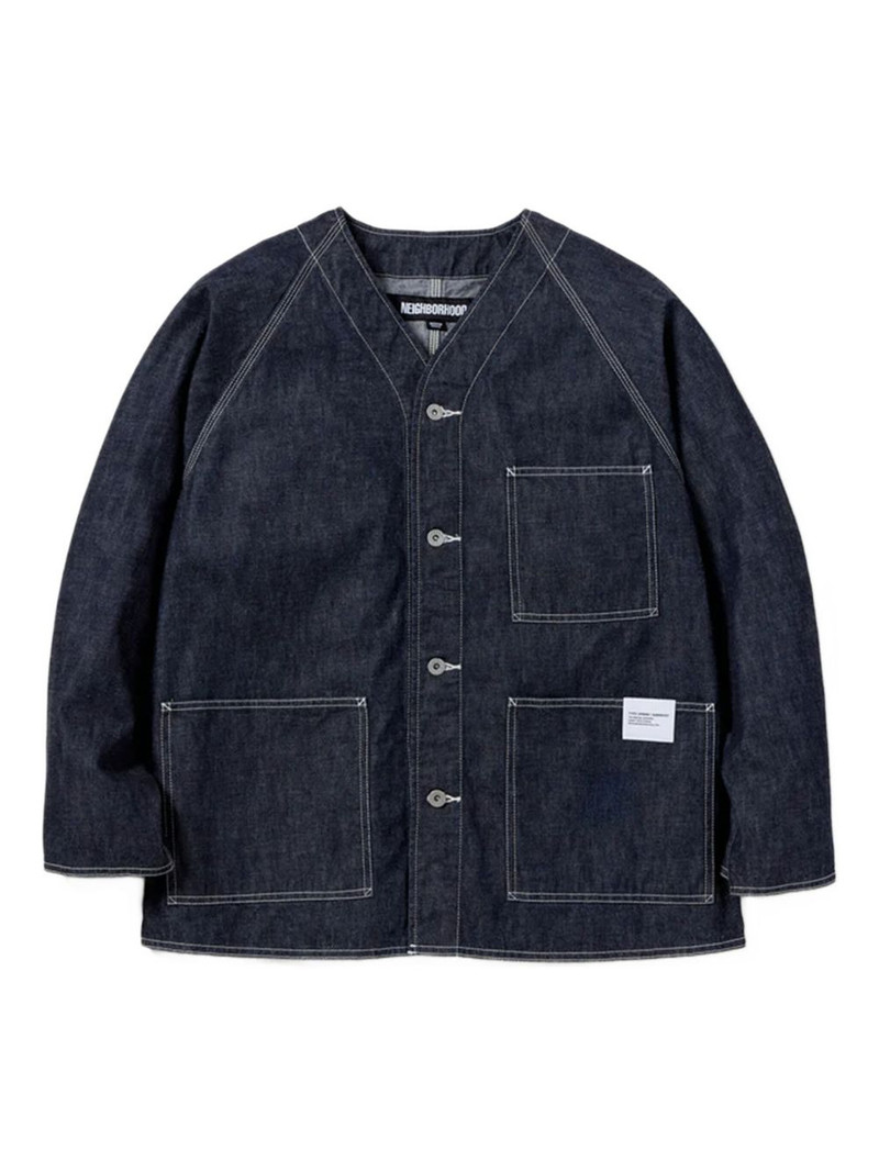 raglan-sleeve denim jacket 1