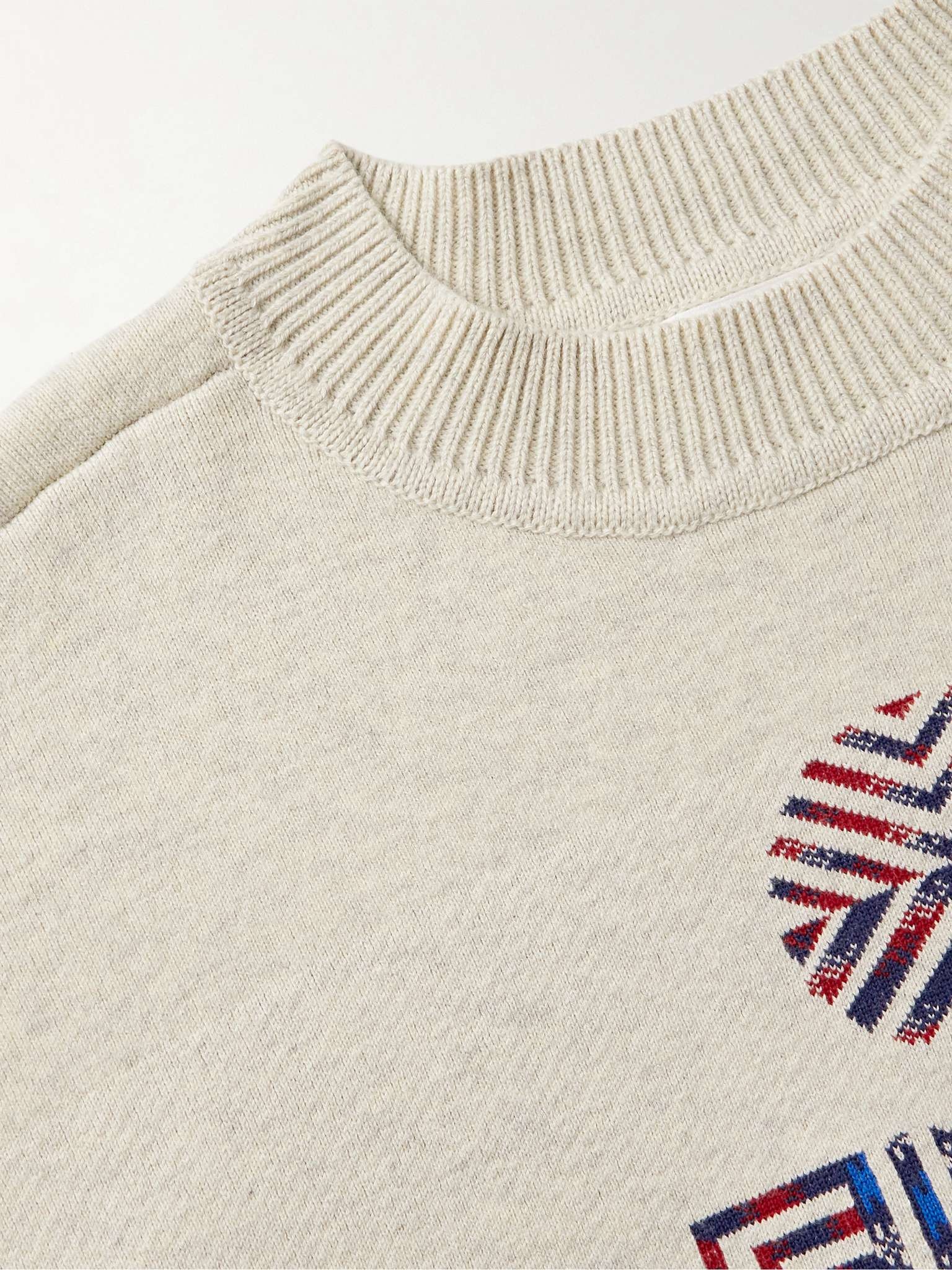 Logo-Intarsia Knitted Sweater - 5