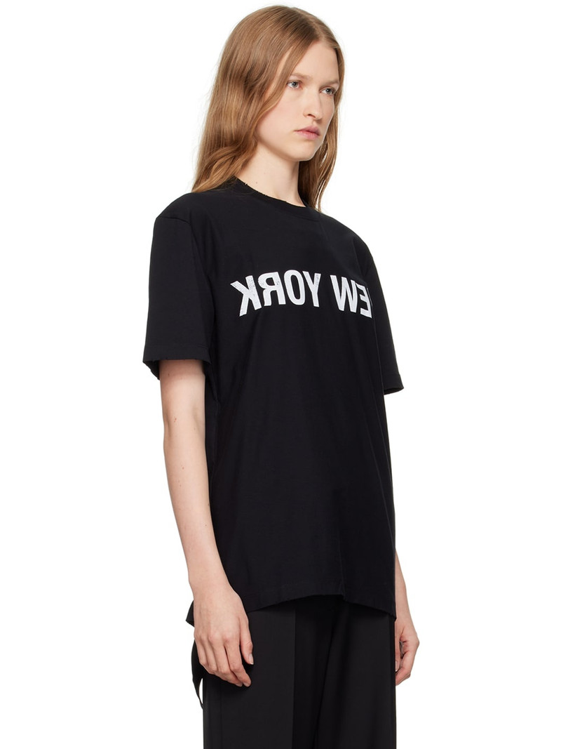 Helmut Lang Black New York Seatbelt T-shirt outlook