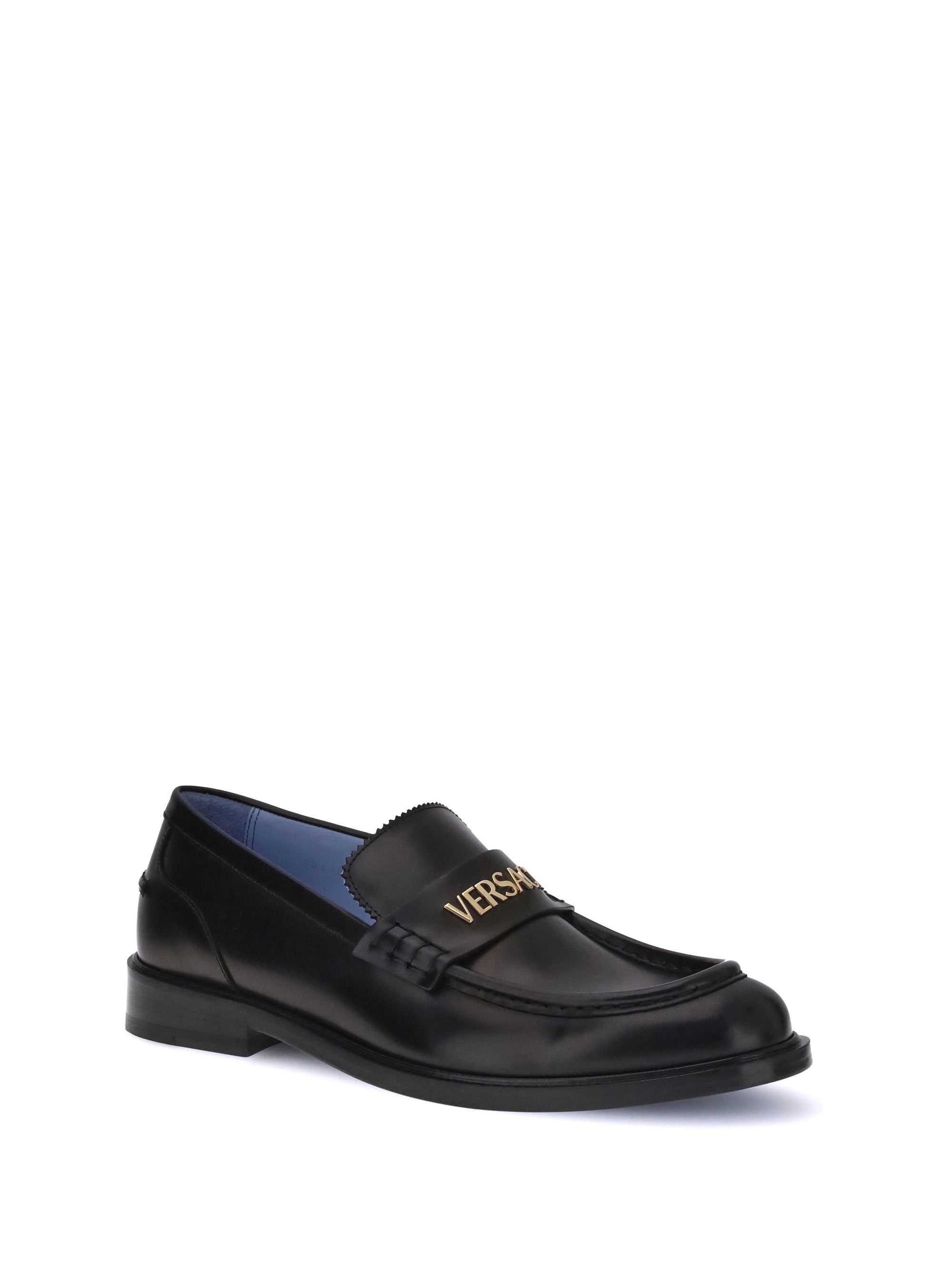 Versace Men Leather Loafers - 2