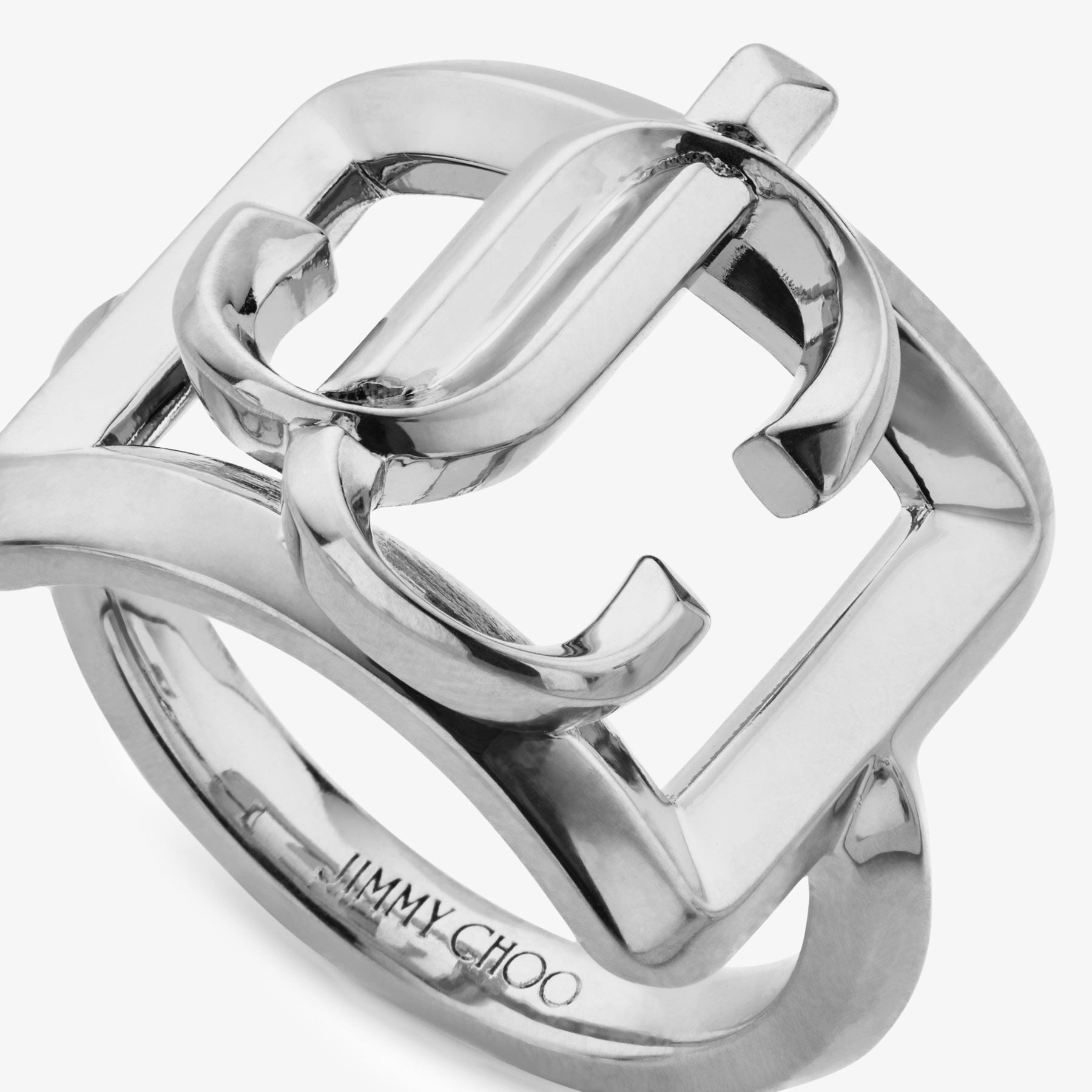 Square JC Slim Ring
Silver-Finish Square Ring - 4