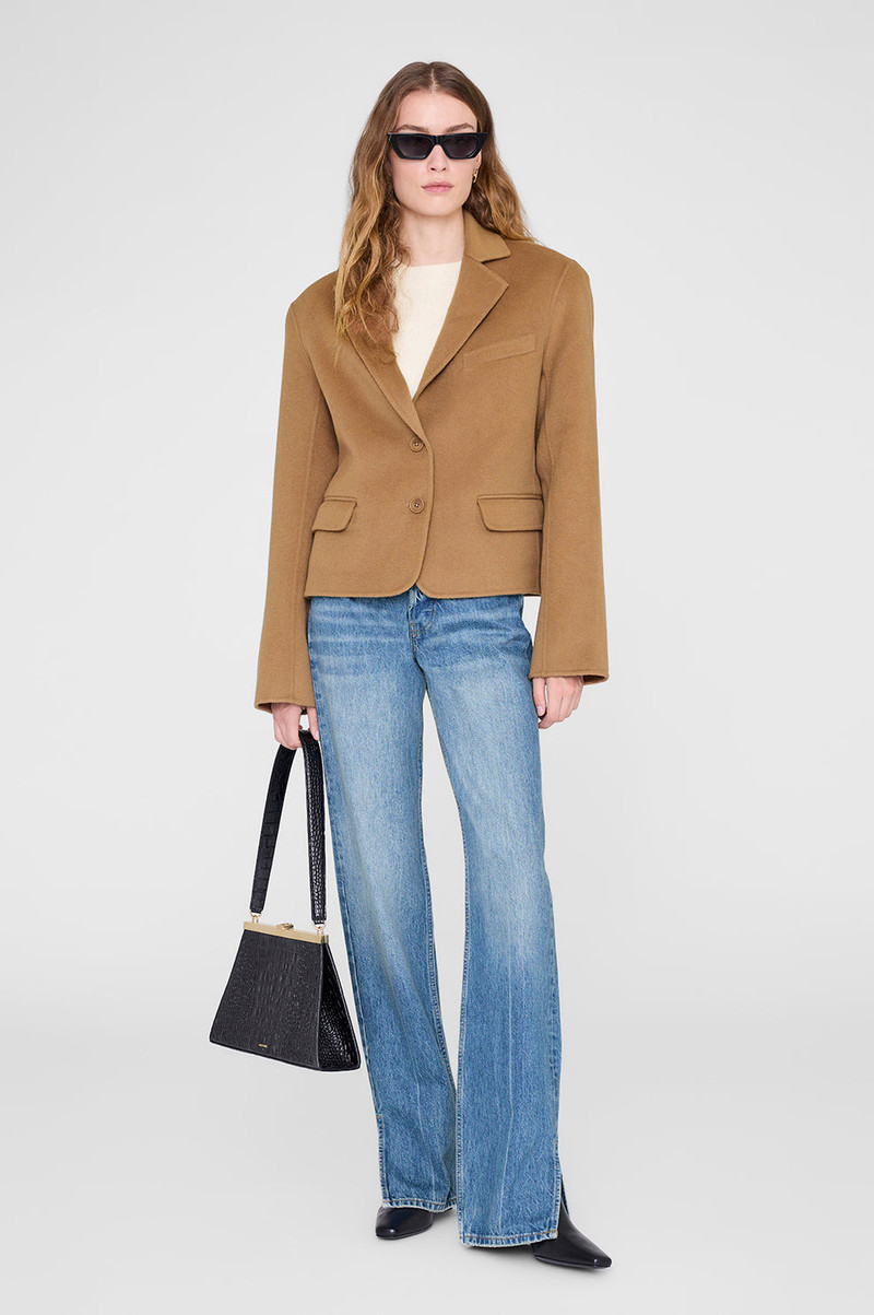 Etienne Blazer - Camel Cashmere Blend 5