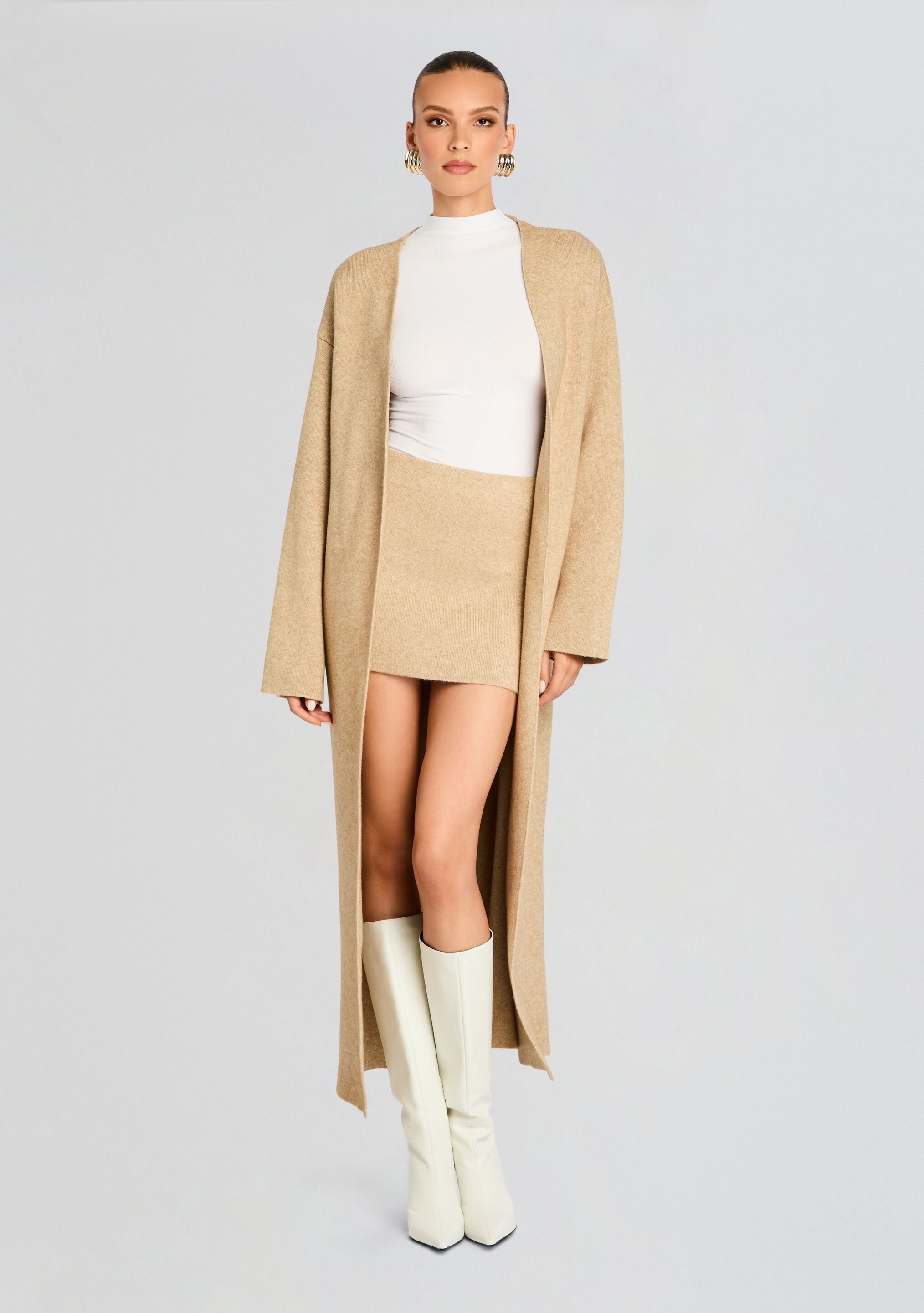 MEA KNIT MINI SKIRT - 3