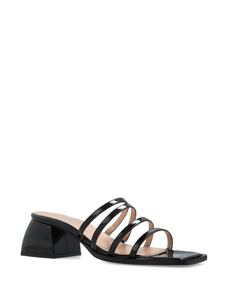 NODALETO 60mm leather mules outlook