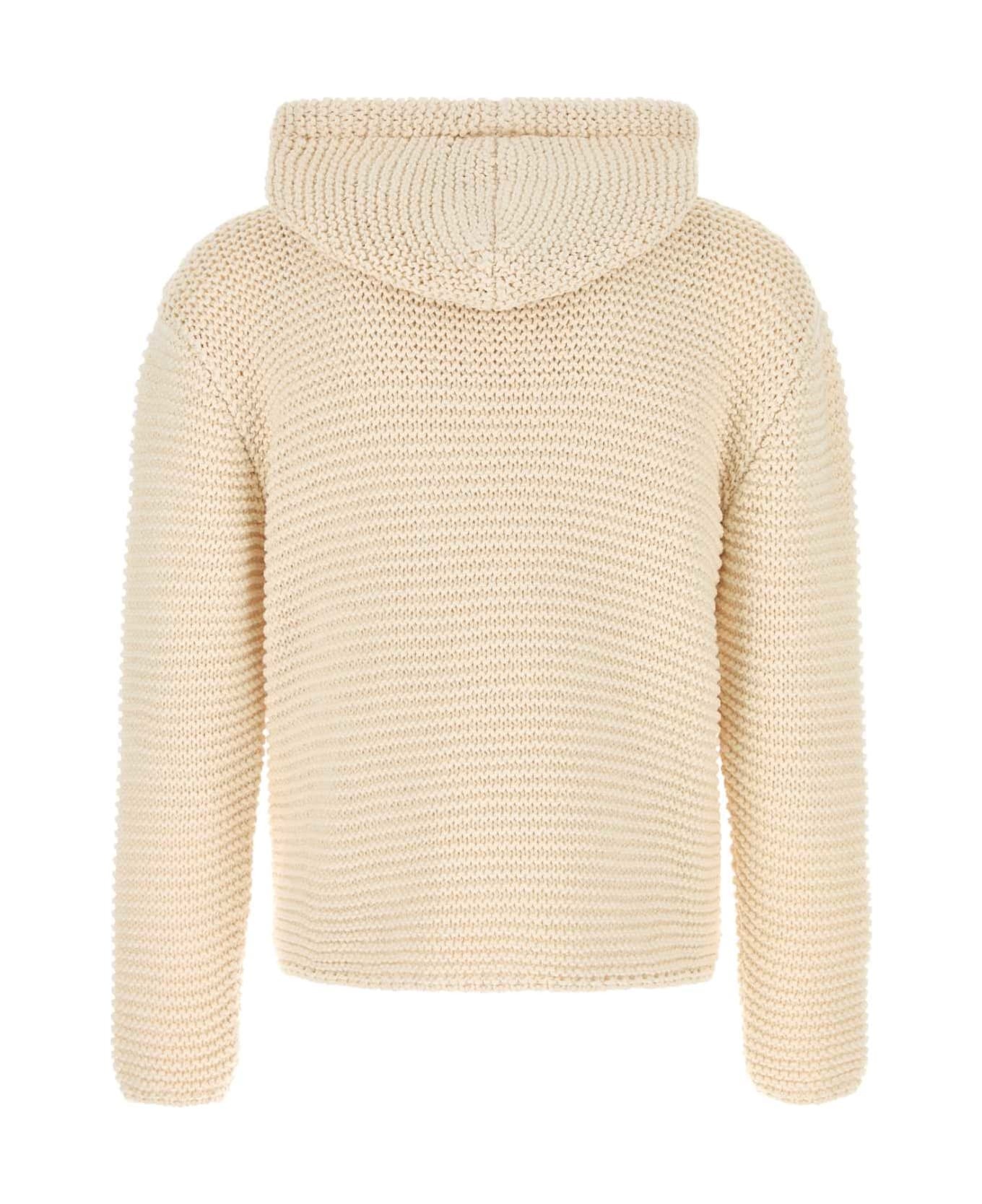 Ivory Cotton Sweatshirt - 2