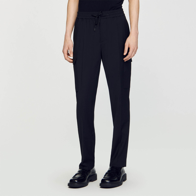 ELASTICATED CARGO TROUSERS 5