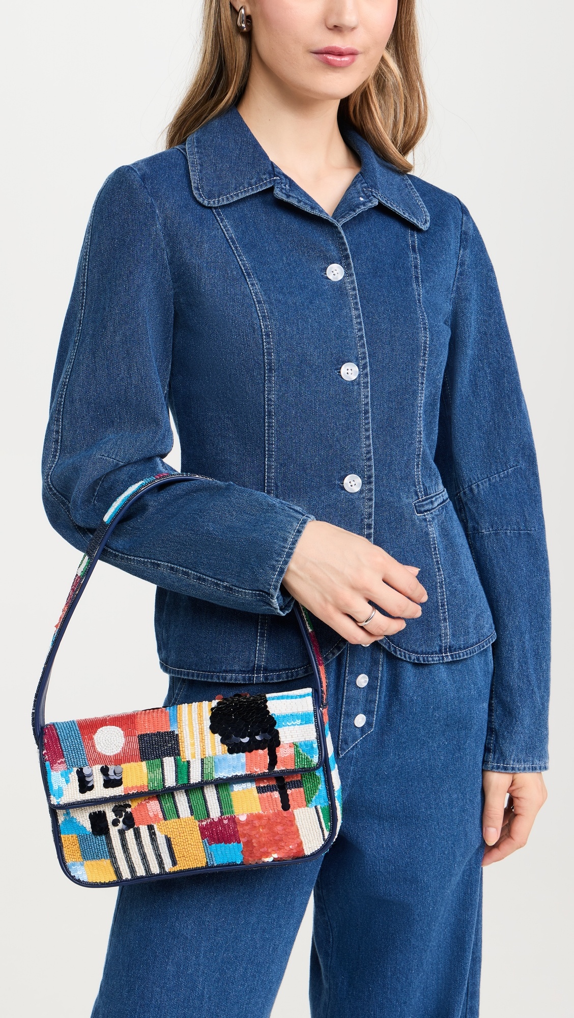 STAUD Tommy Beaded Bag | shopbop | REVERSIBLE