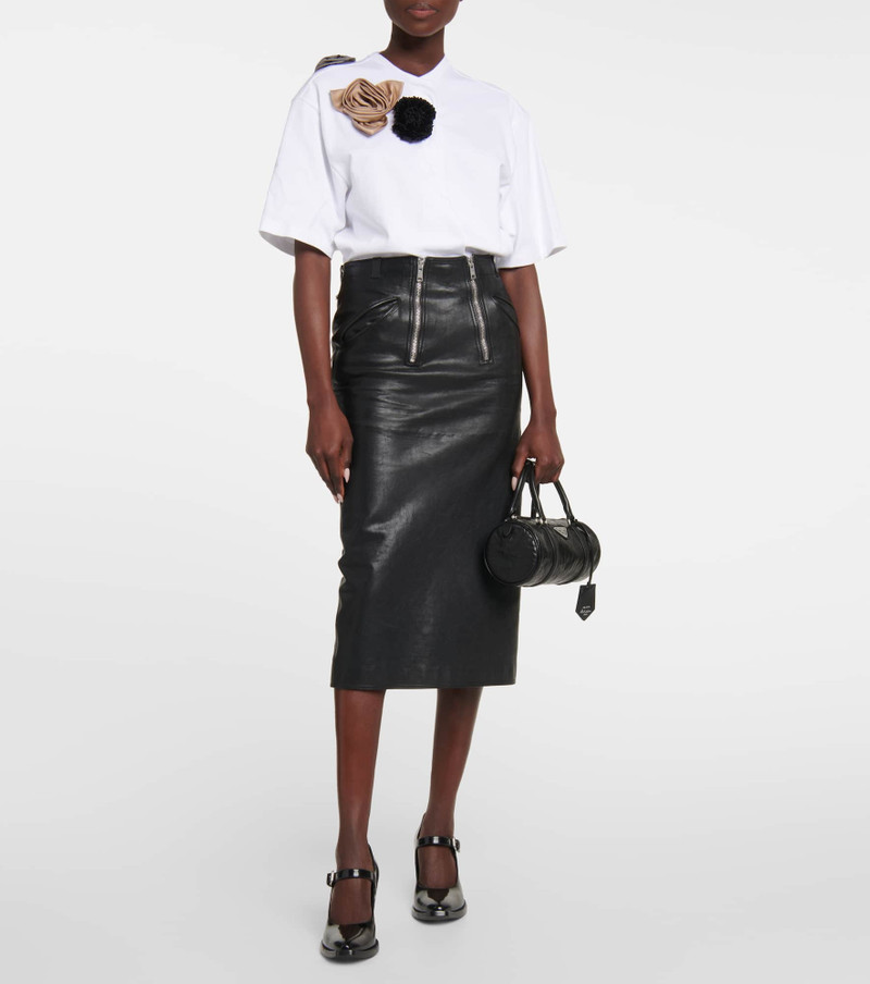 Prada Antique leather tote bag outlook