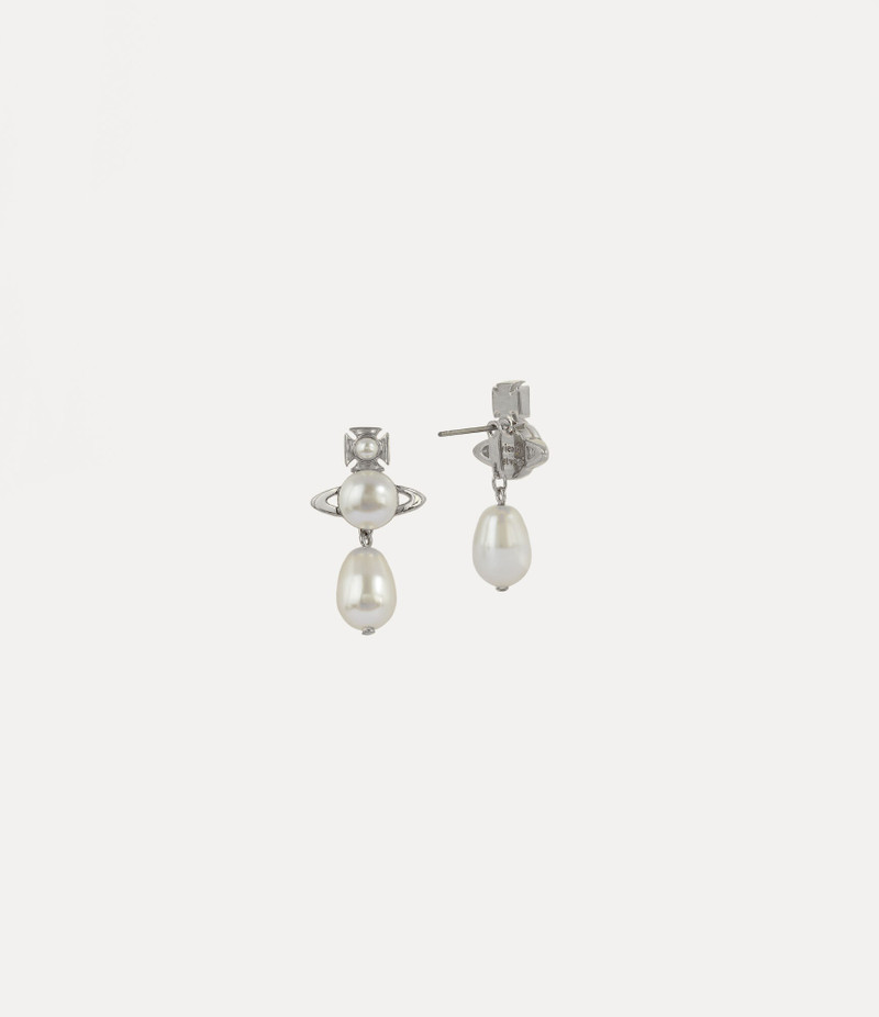 Vivienne Westwood INASS EARRINGS SILVER-TONE outlook