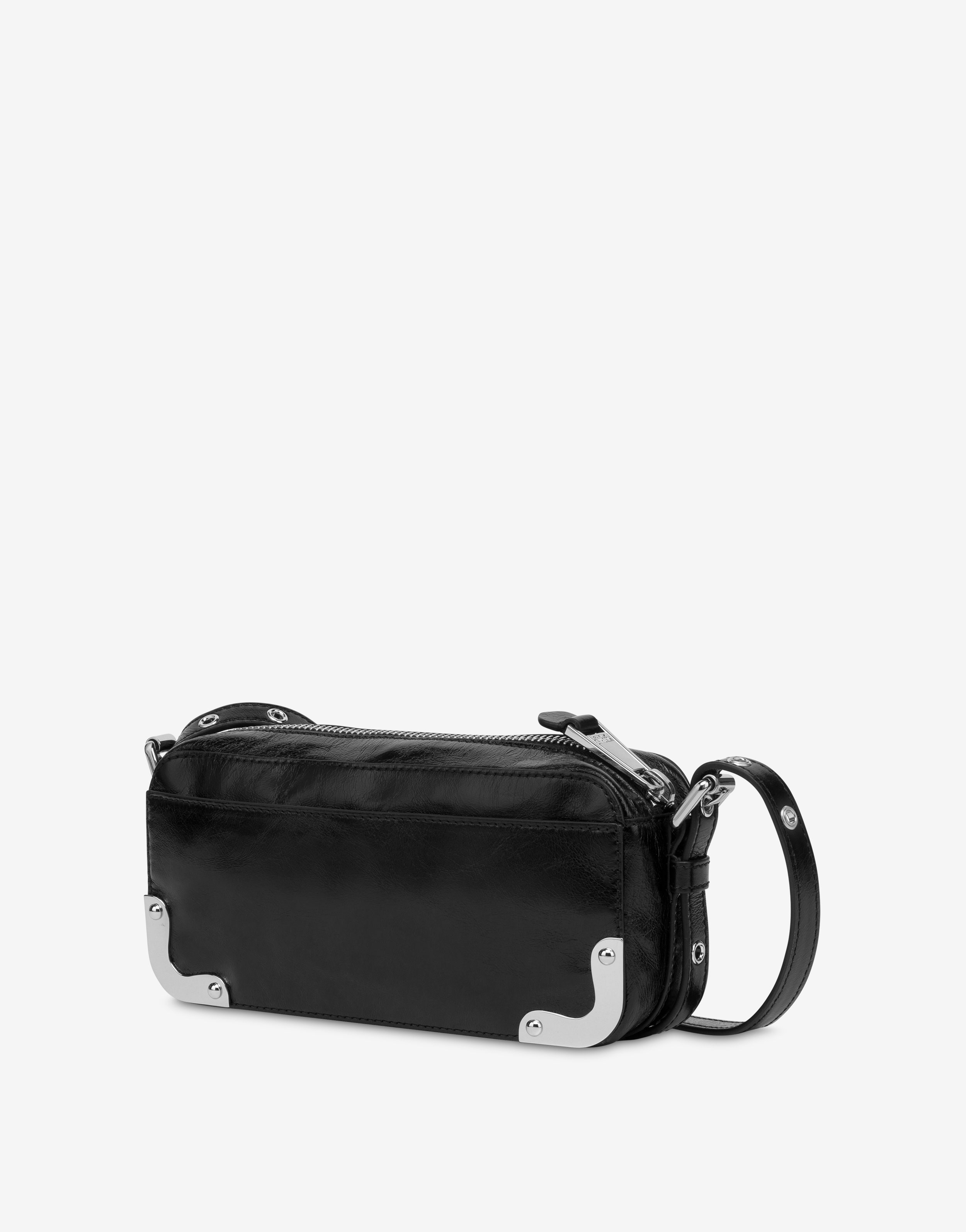 METAL CORNER SHINY CALFSKIN BAG - 2