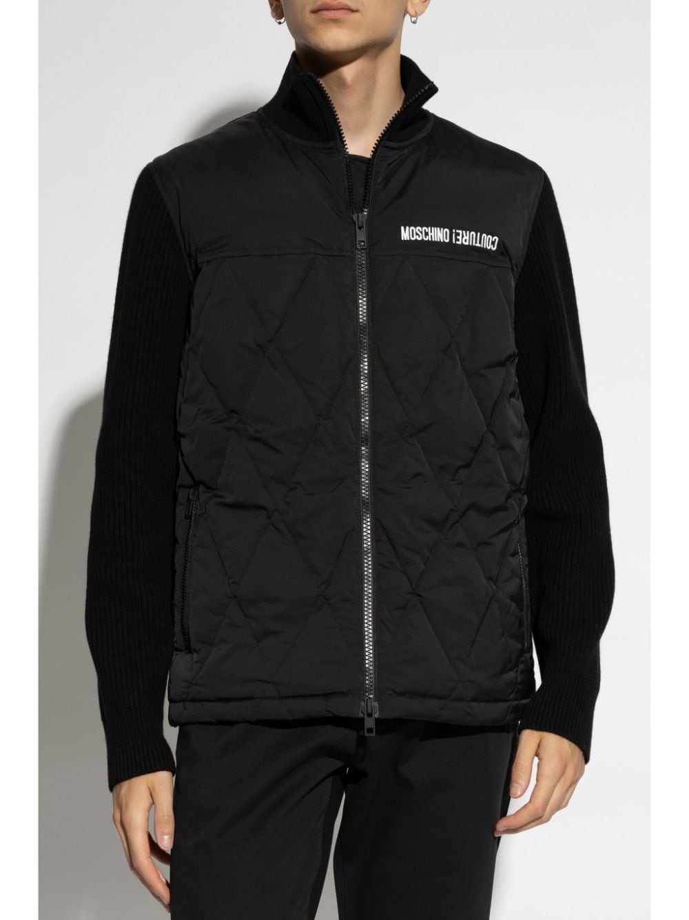 logo-embroidered jacket - 3