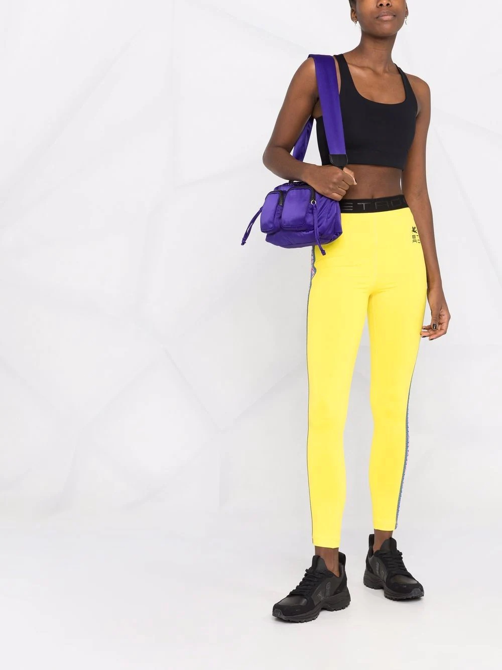 logo-print leggings - 2