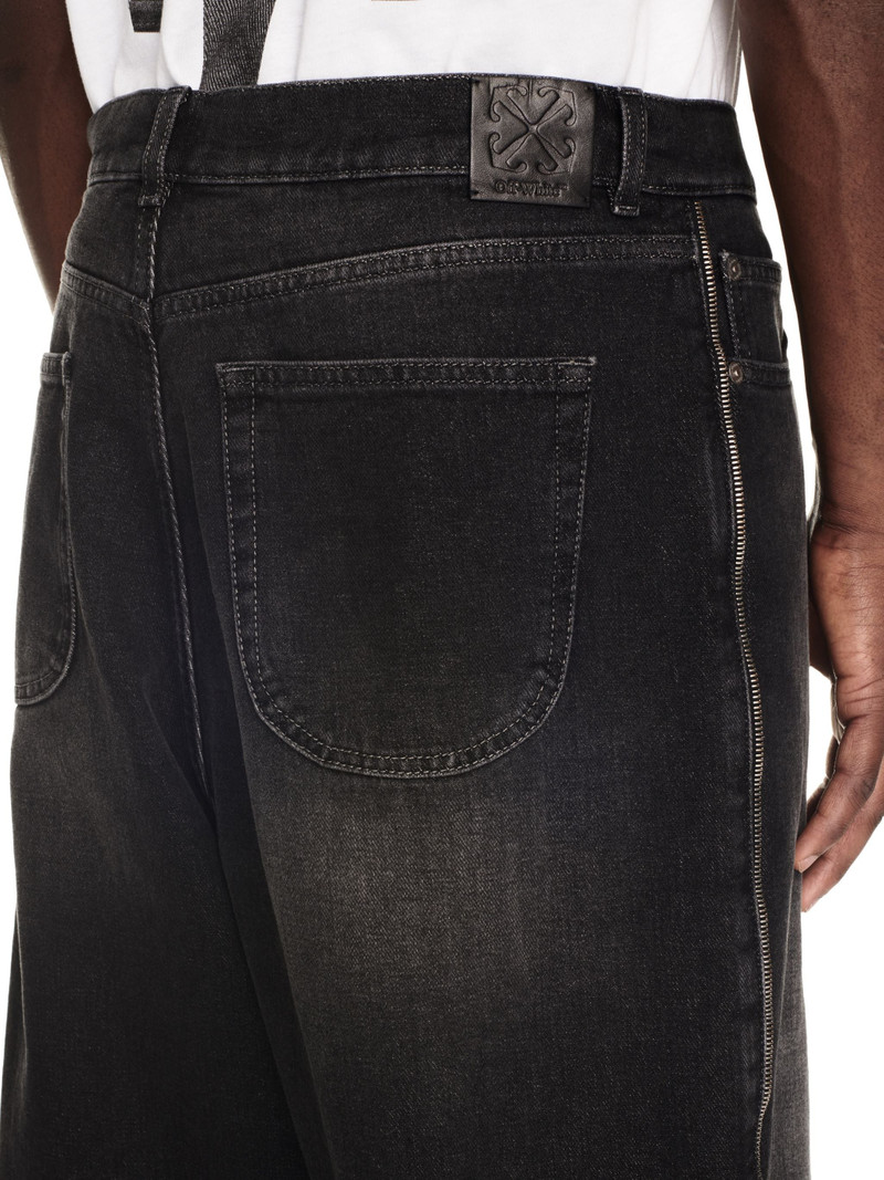 Zip Details Loose Jeans 5