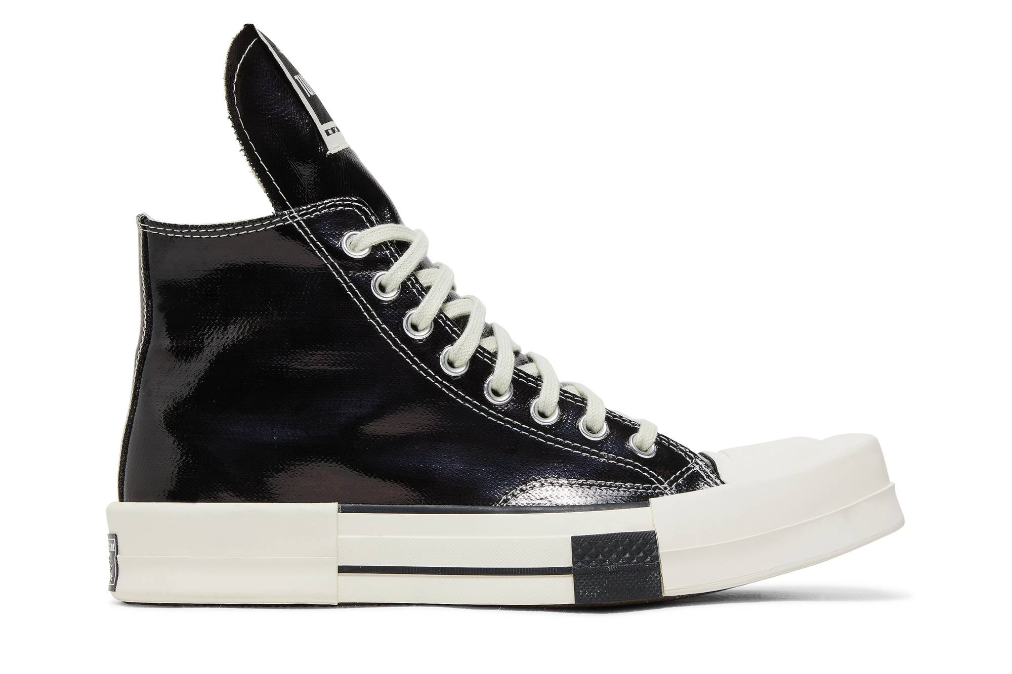 Rick Owens x TURBODRK Chuck 70 High 'Black Lacquer' - 1