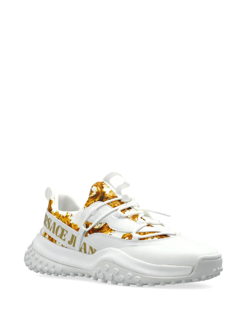 VERSACE JEANS COUTURE baroque-print sneakers outlook
