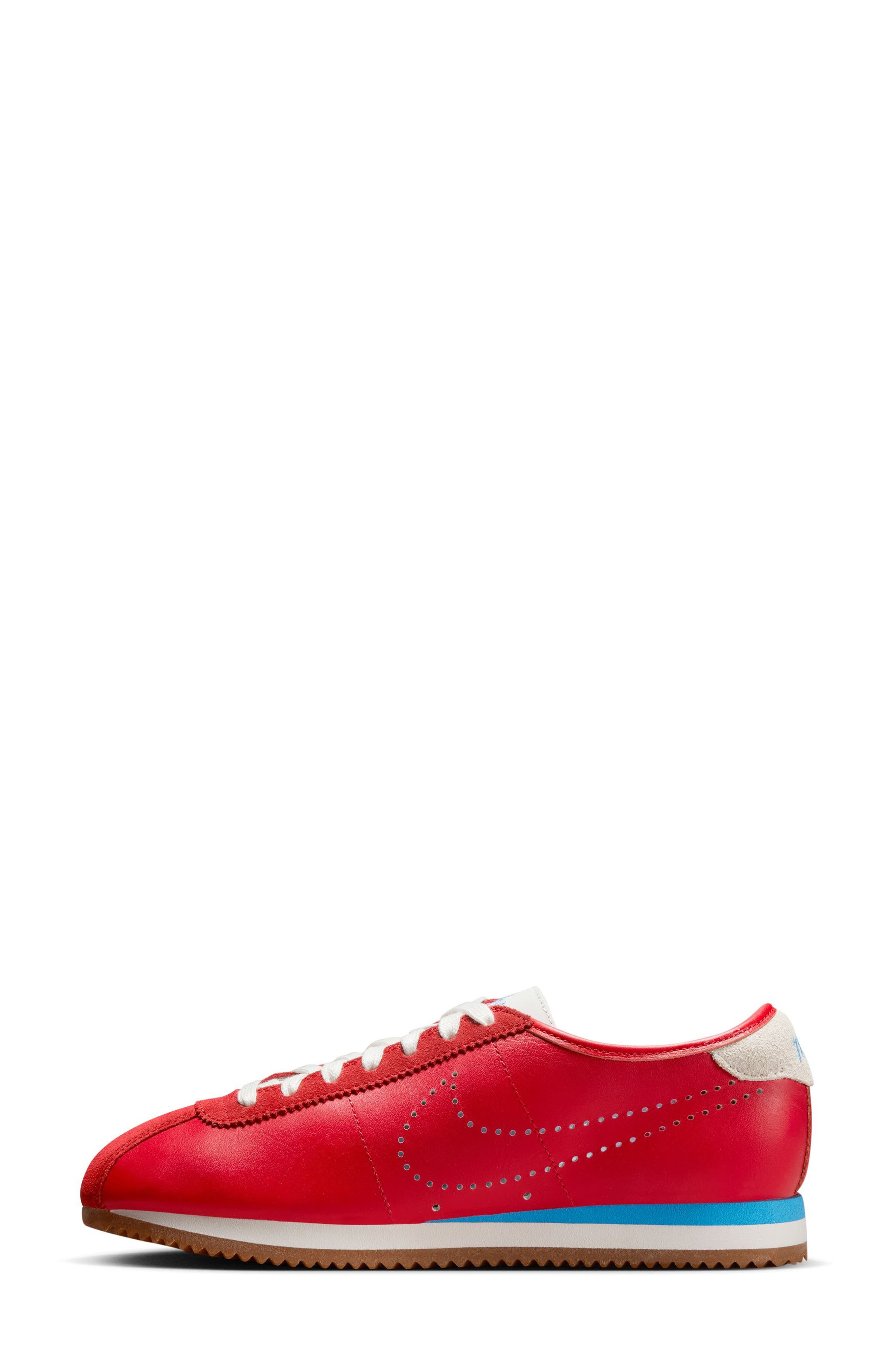 Nike Cortez Leather Sneaker in Unviversity Red/Unvivers Blue at Nordstrom - 6