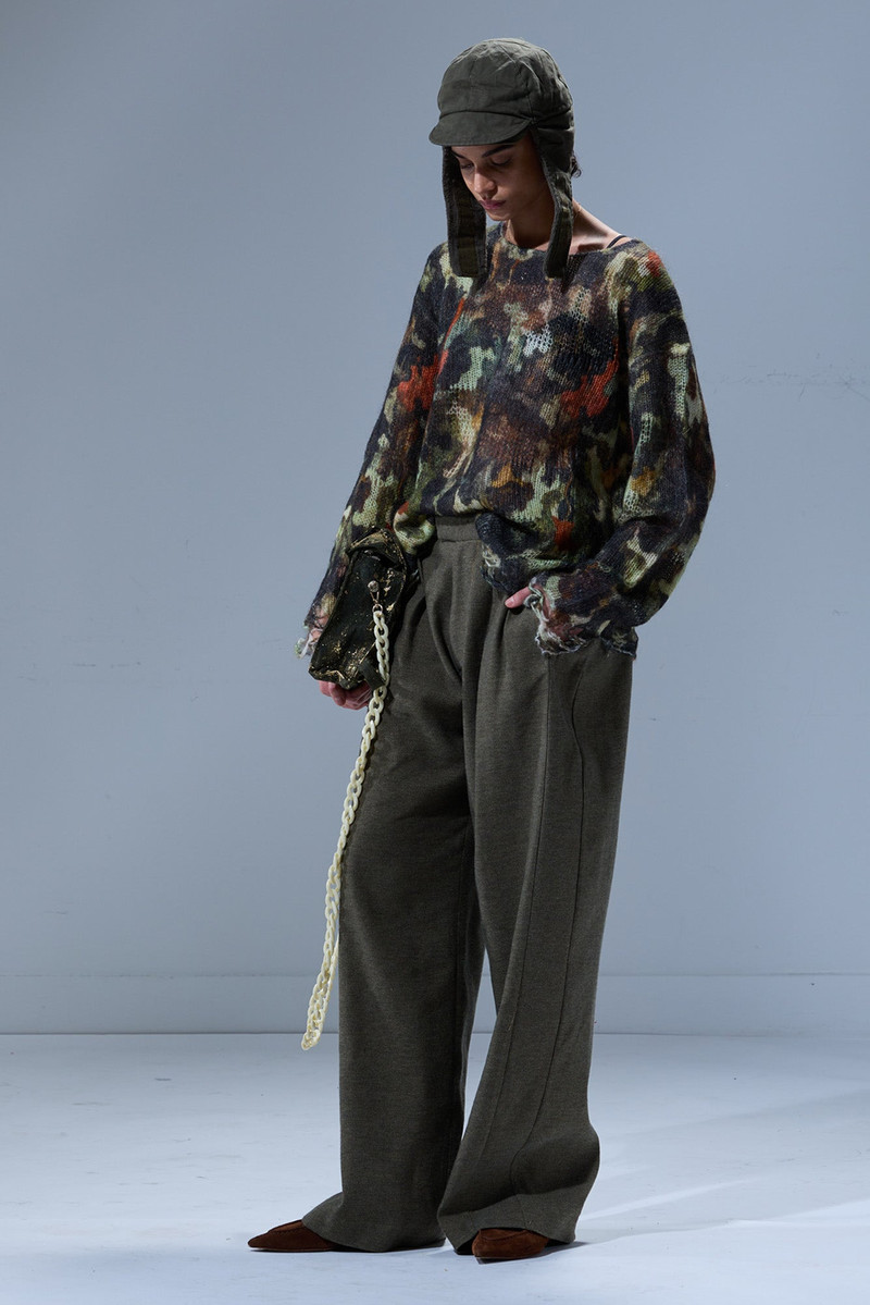 R13 BOYFRIEND SWEATER WITH CAST-OFF NECK outlook