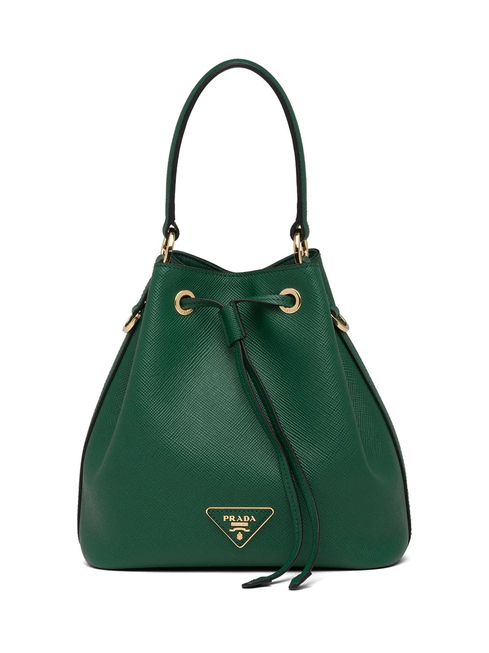 Saffiano leather bucket bag - 1