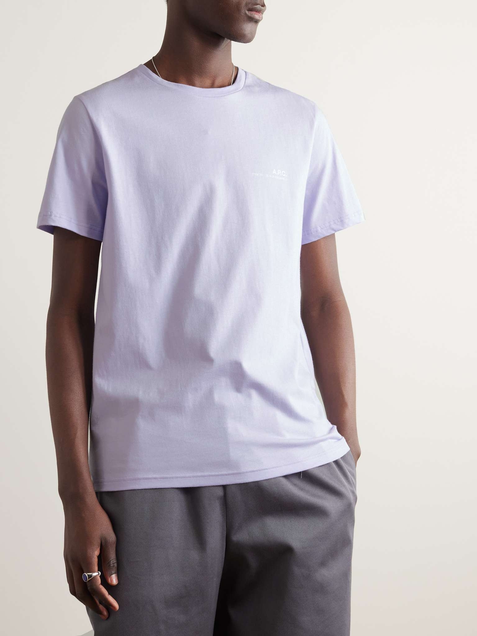 Item Logo-Print Cotton-Jersey T-Shirt - 3