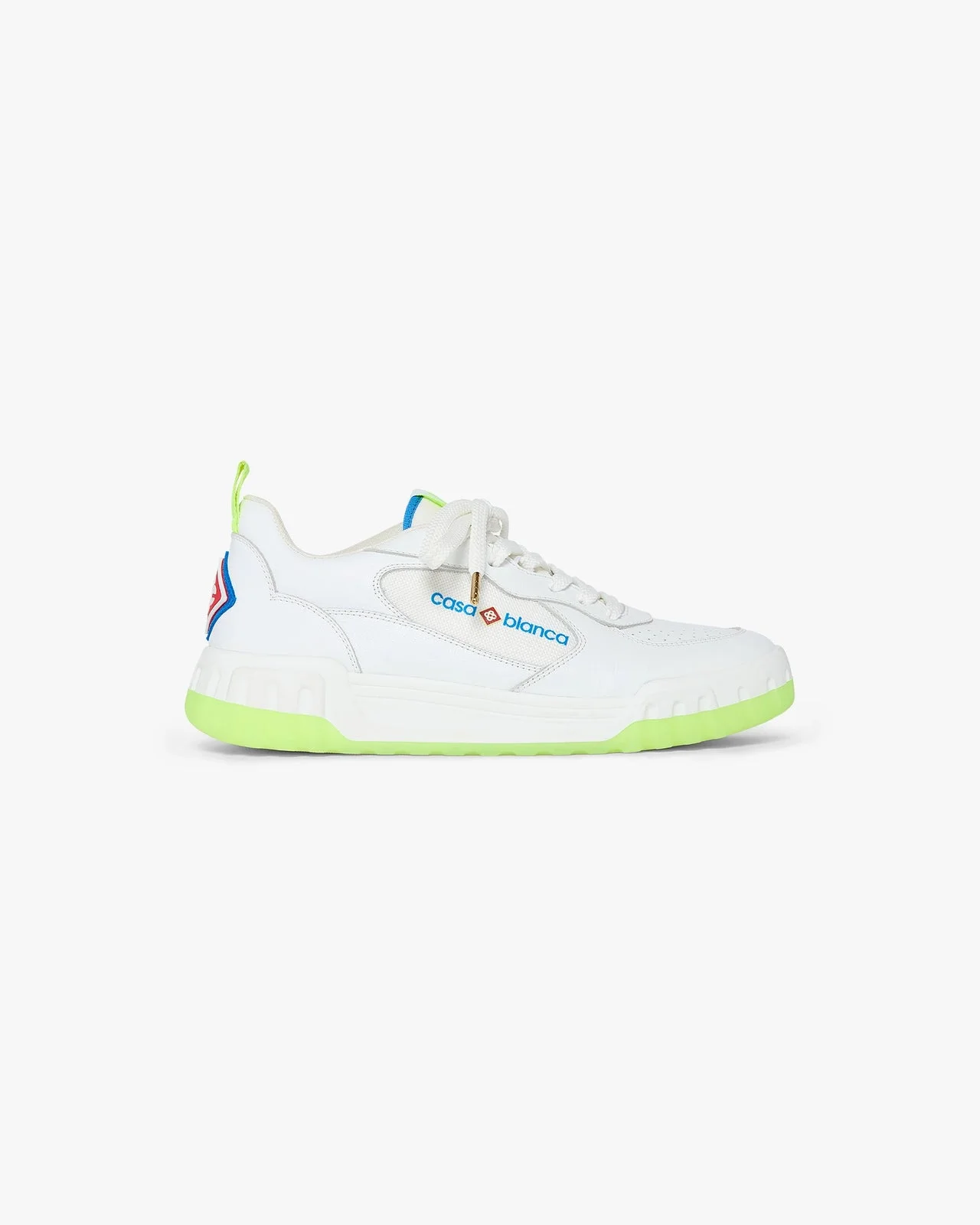 Men'S Court White & Yellow Sneaker | Casablanca Paris - 1