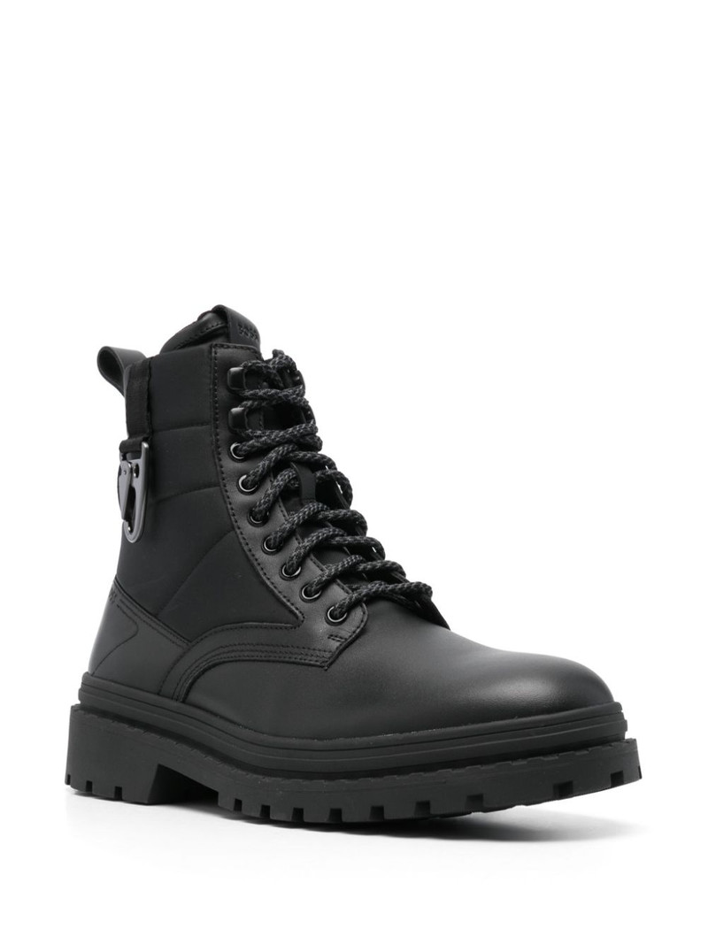 BOSS carabiner ankle boots outlook